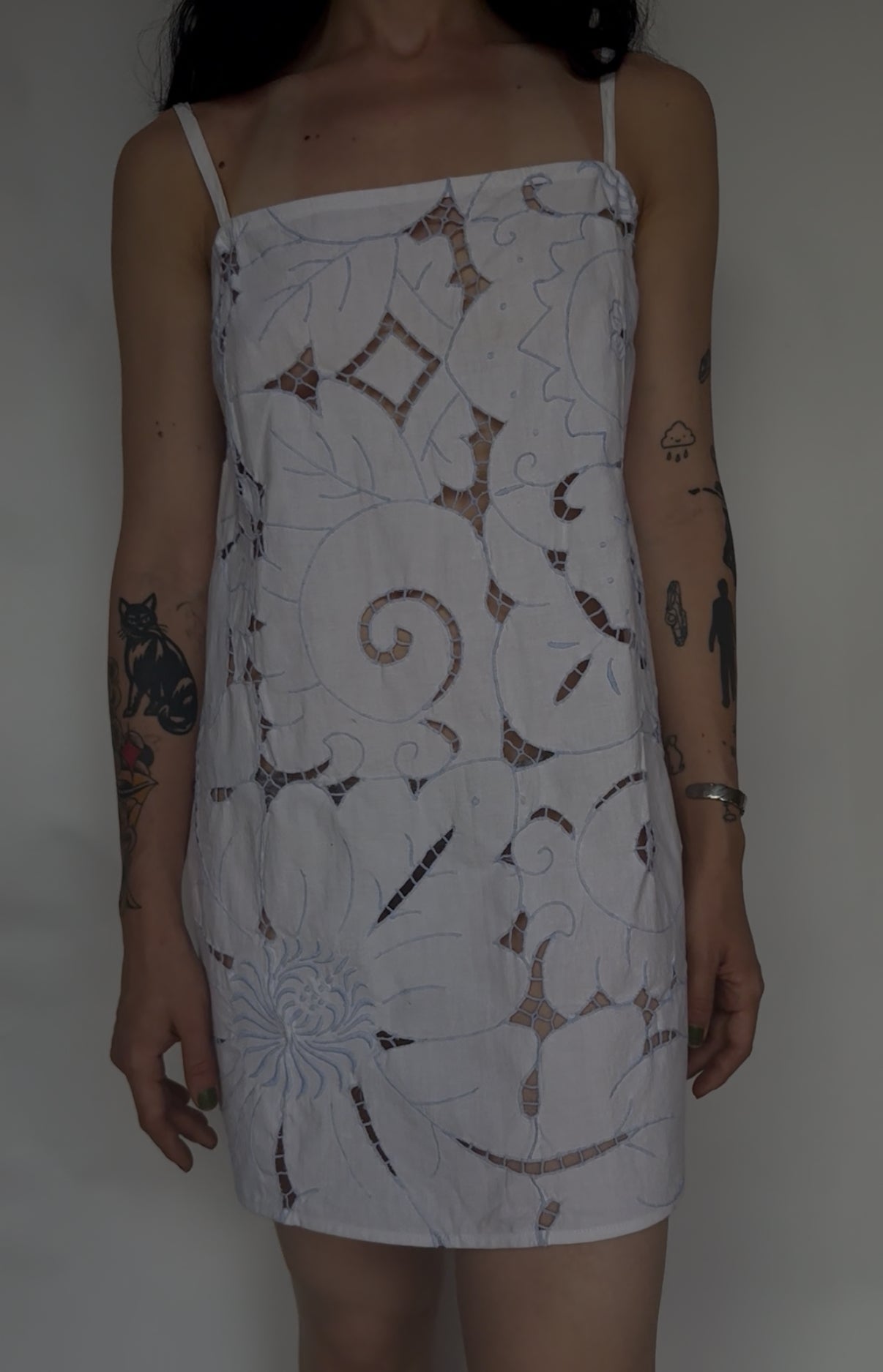 tablecloth dress | swirl