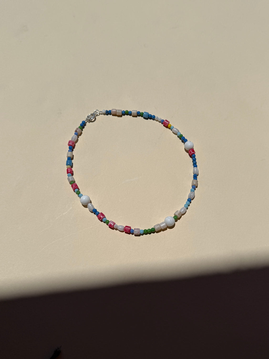 multi colored necklace