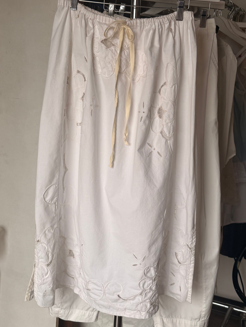 tablecloth skirt | drawstring