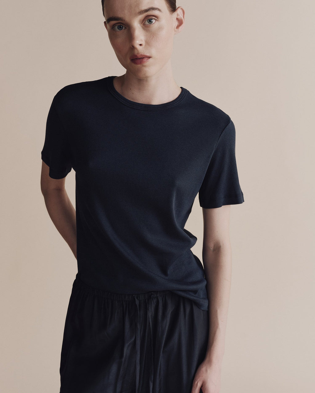 ribbed t shirt | multiple colors