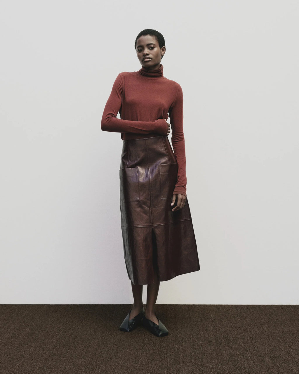 faux leather skirt | multiple colors