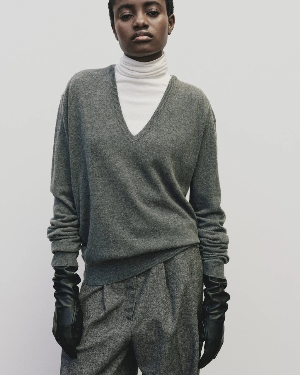 cashmere blend v neck | multiple colors