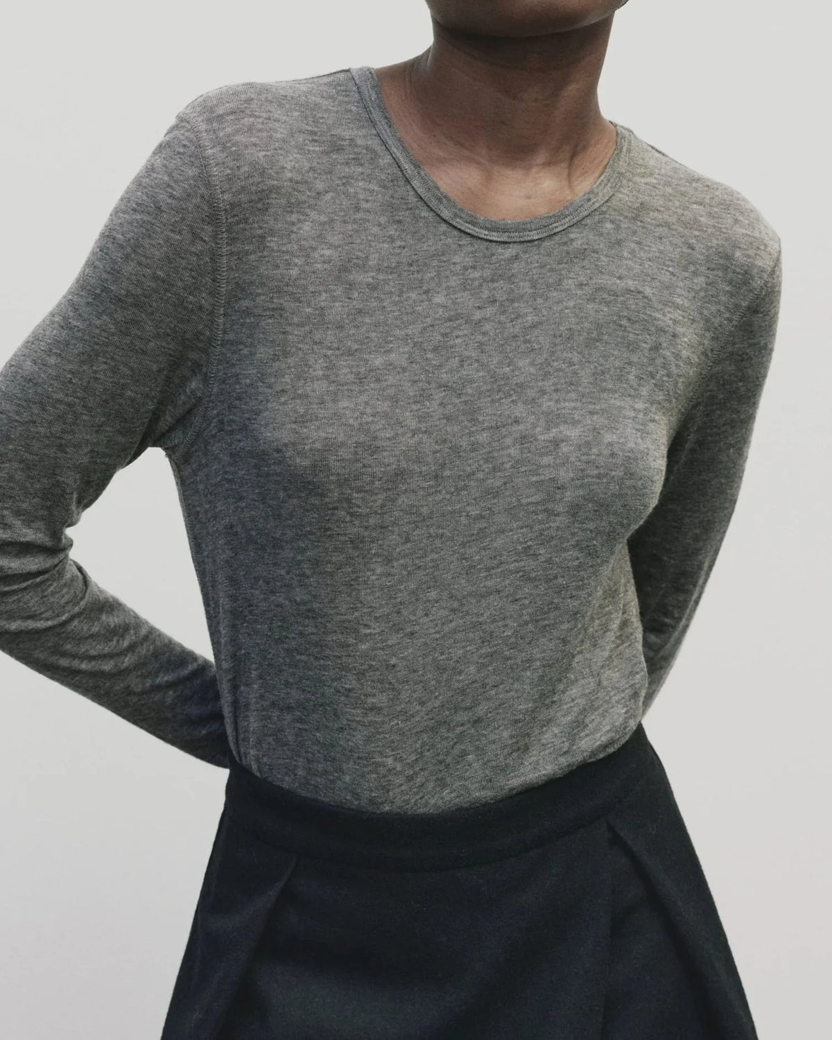 crewneck top | multiple colors