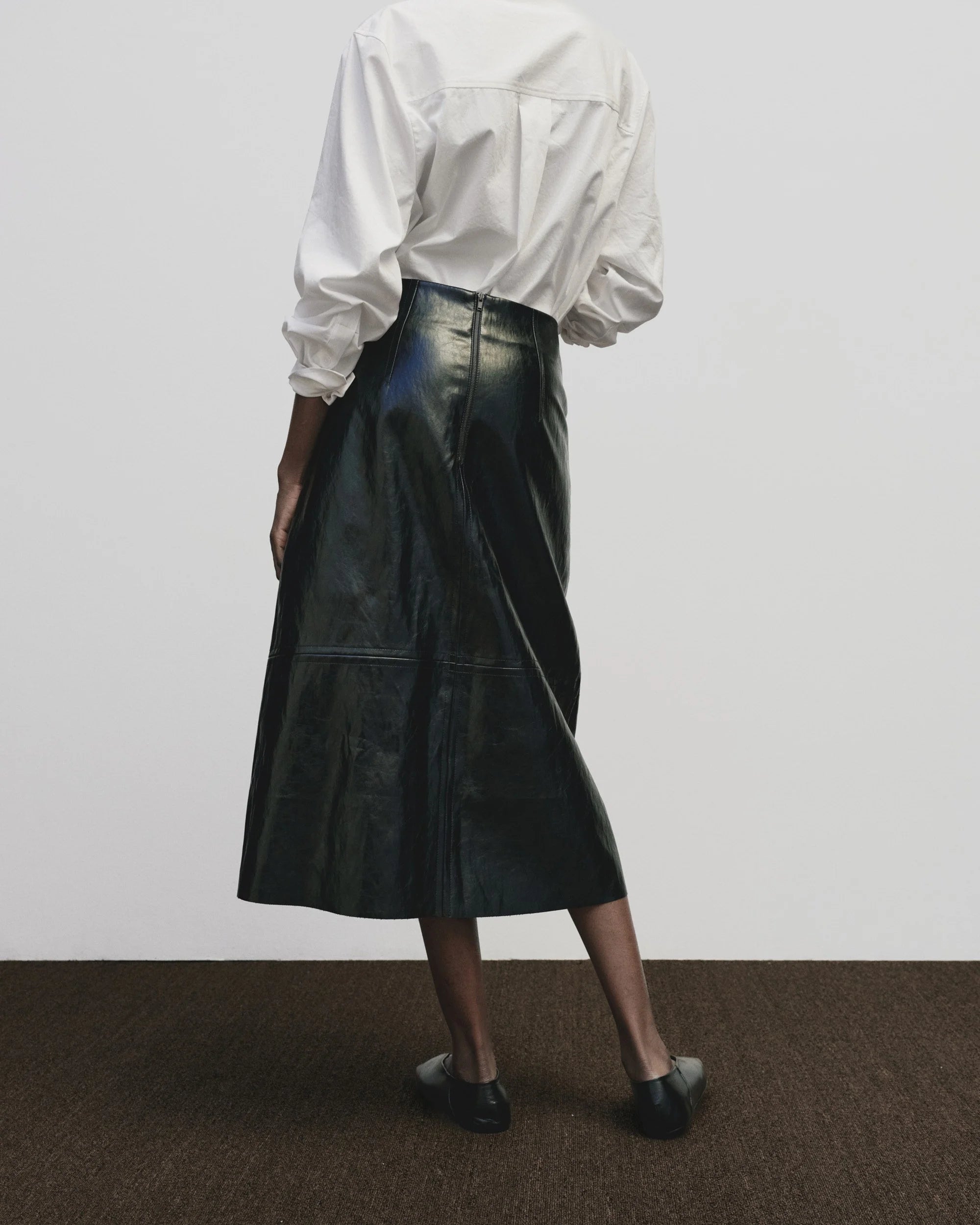 faux leather skirt | multiple colors