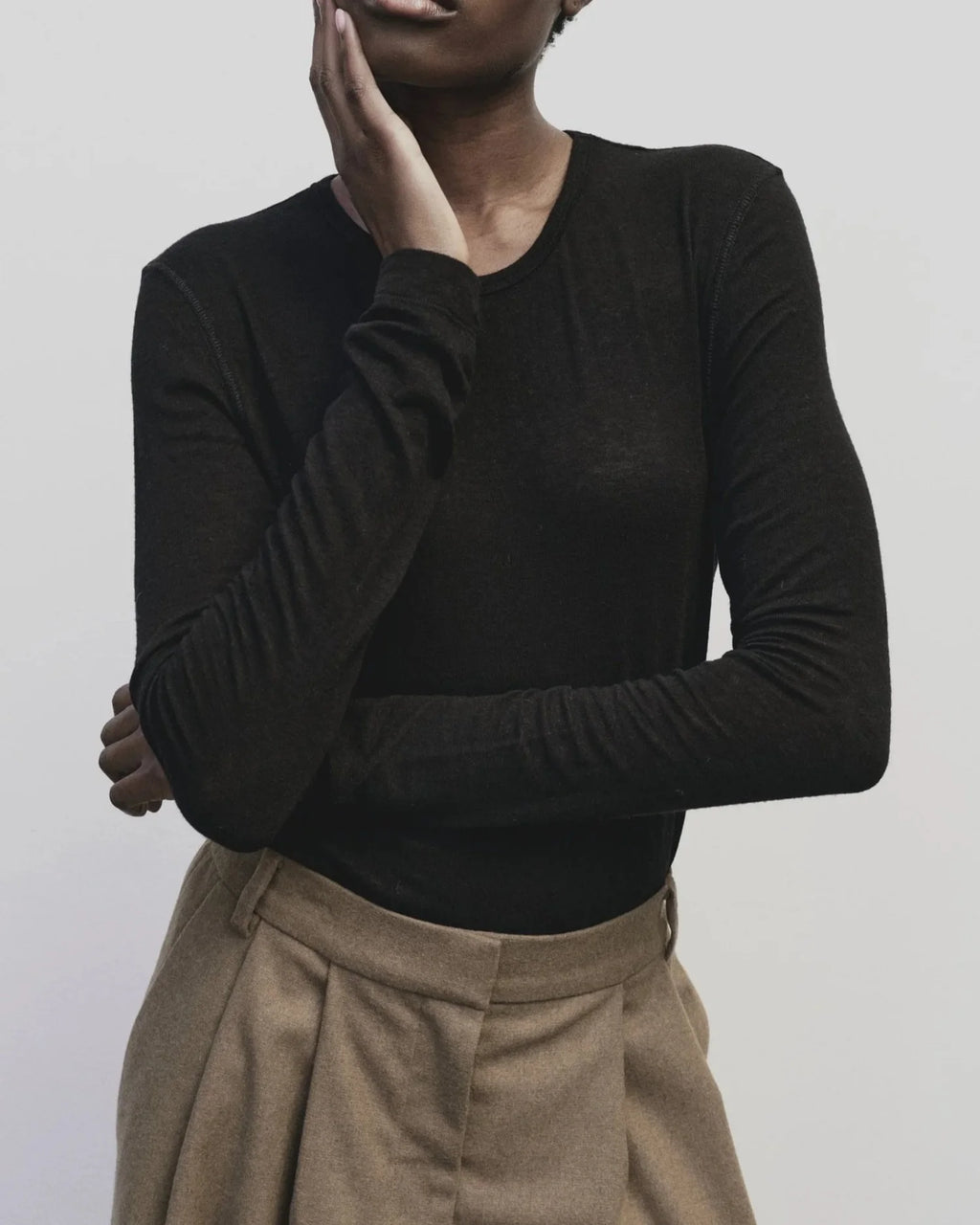 crewneck top | multiple colors