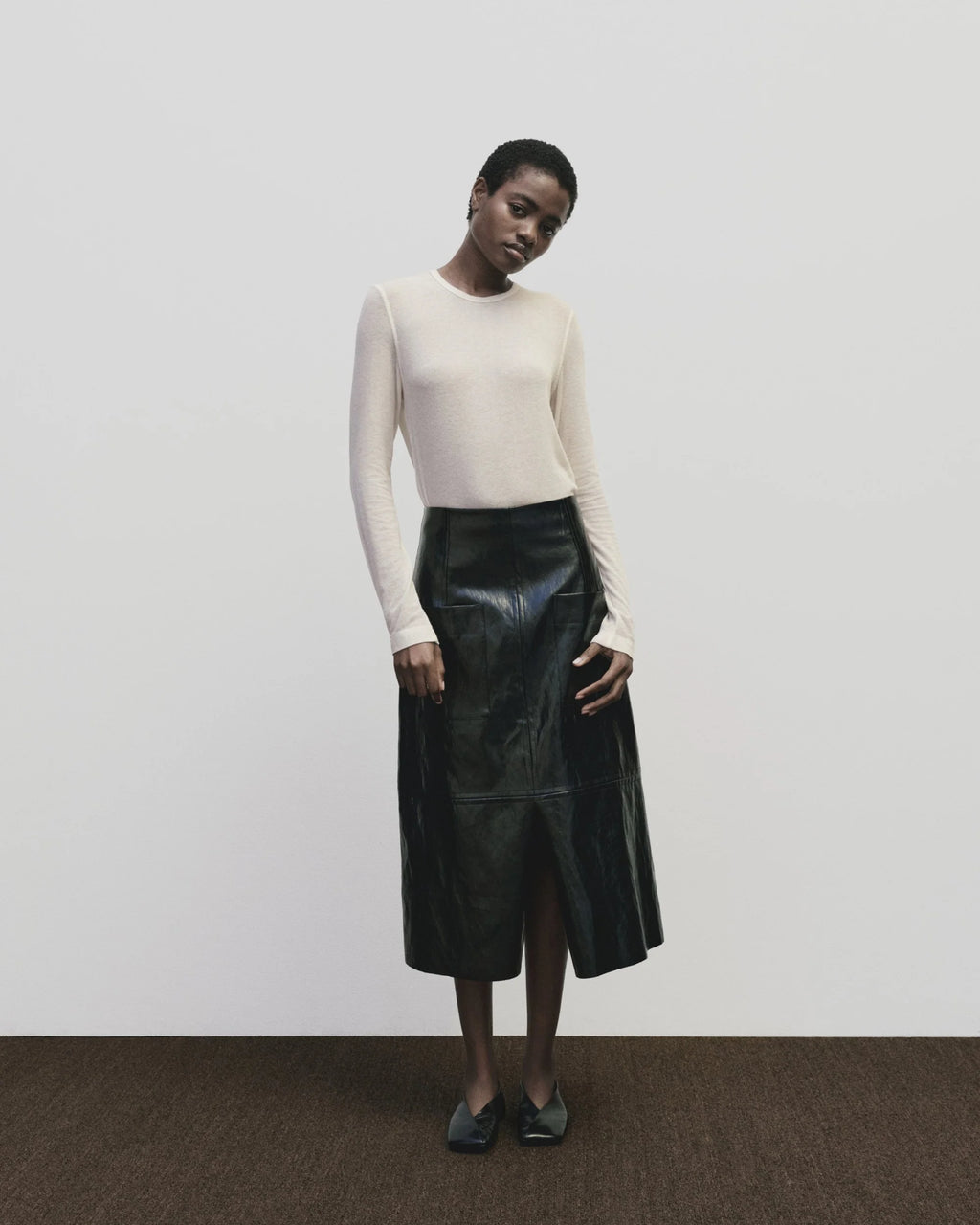 faux leather skirt | multiple colors