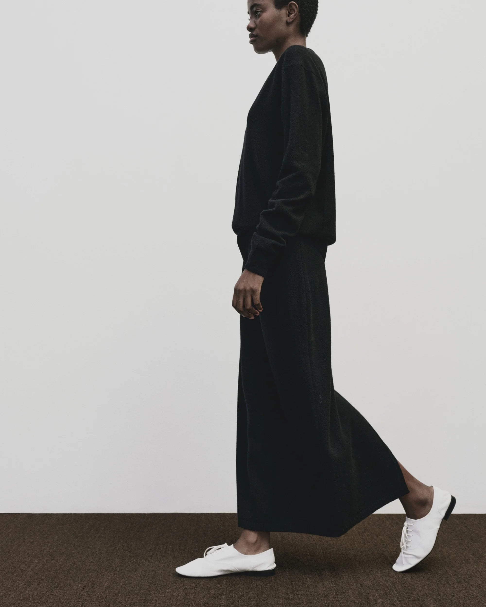 cashmere blend midi skirt | multiple colors