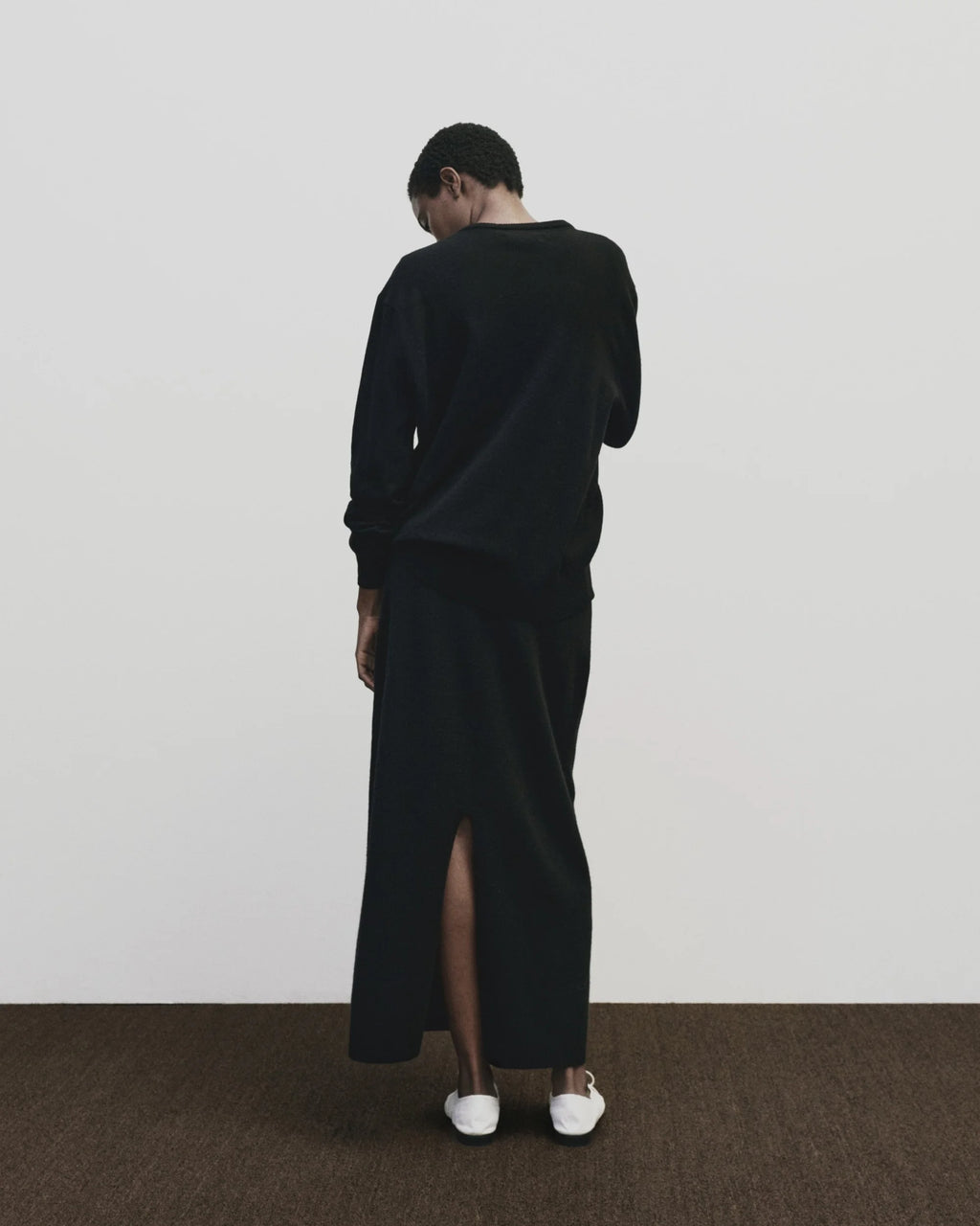 cashmere blend midi skirt | multiple colors