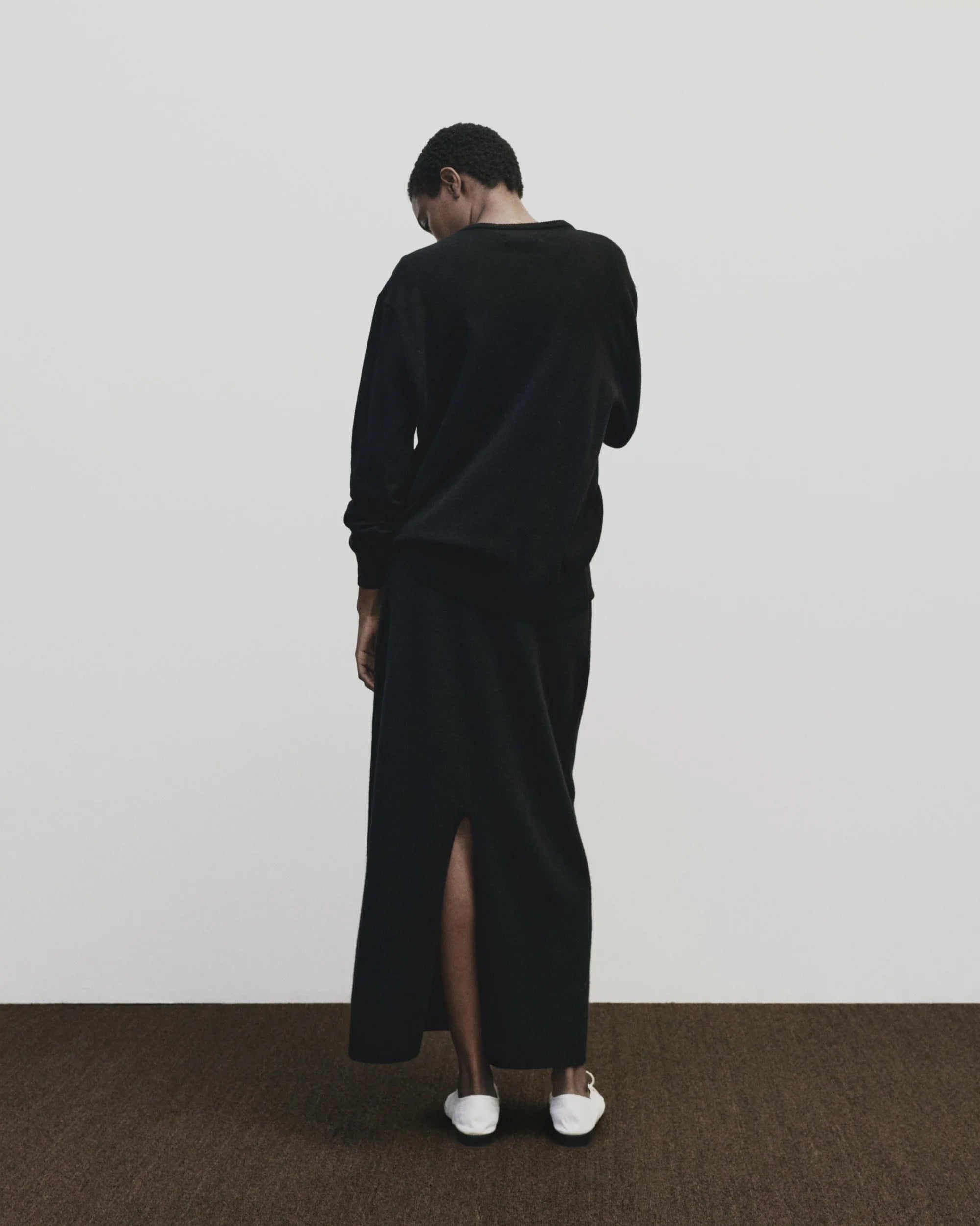 cashmere blend midi skirt | multiple colors