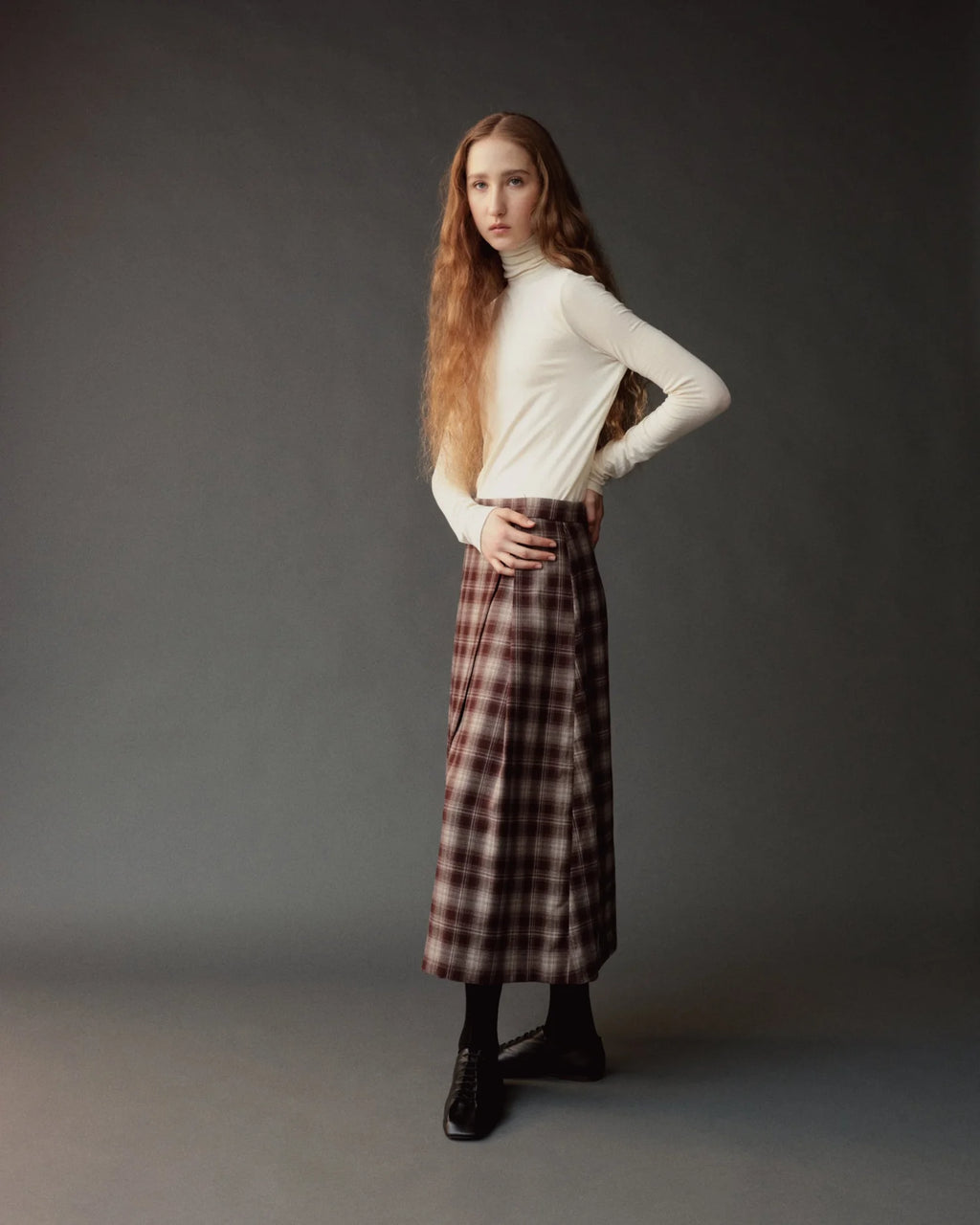 rollneck jersey top | multiple colors