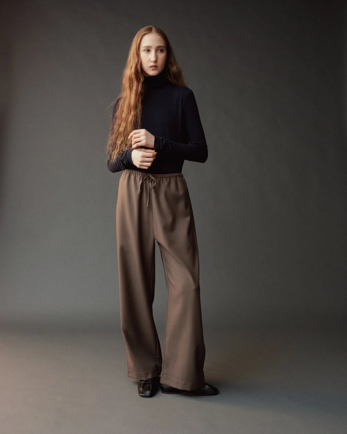 rollneck jersey top | multiple colors