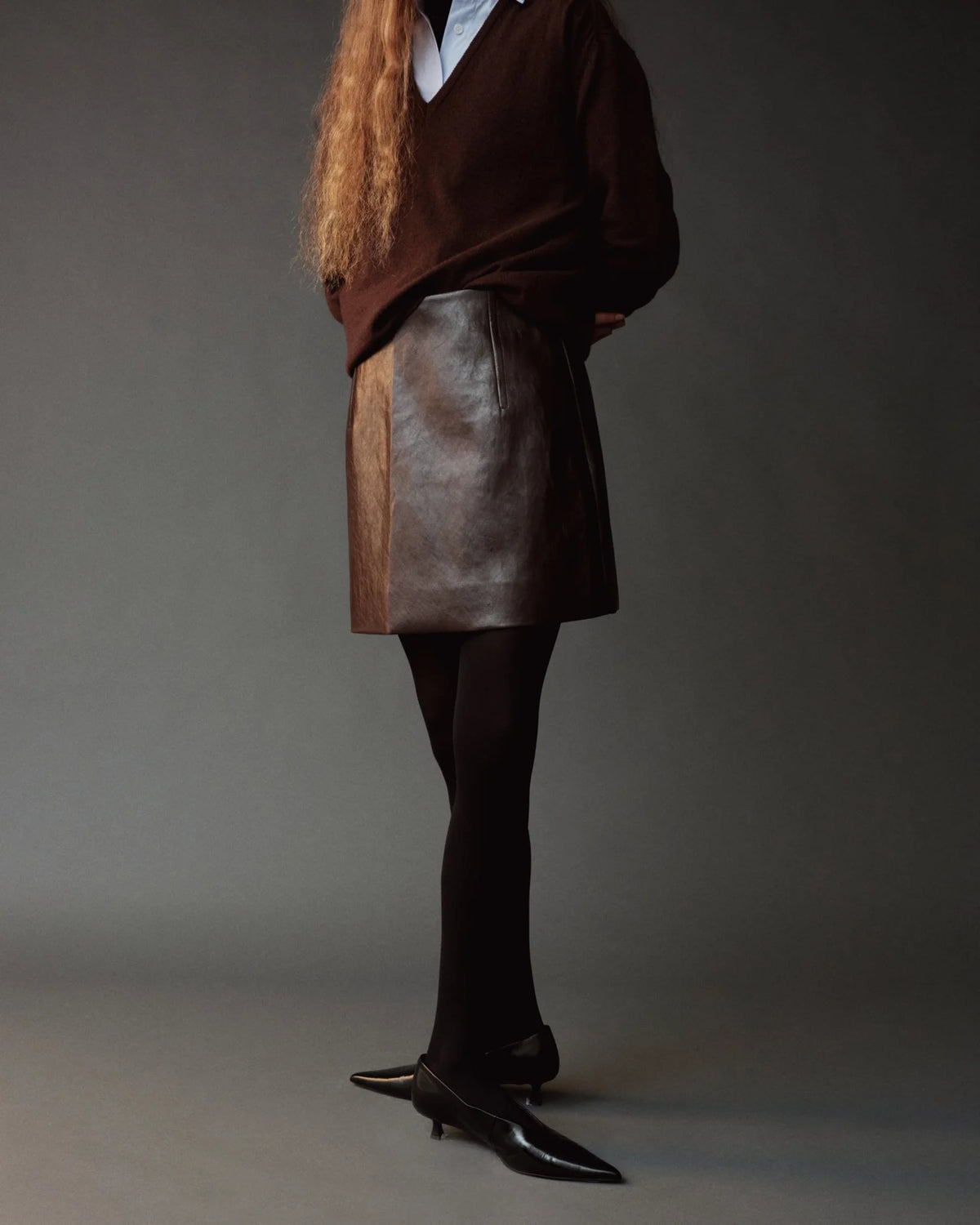 faux leather skirt | multiple colors