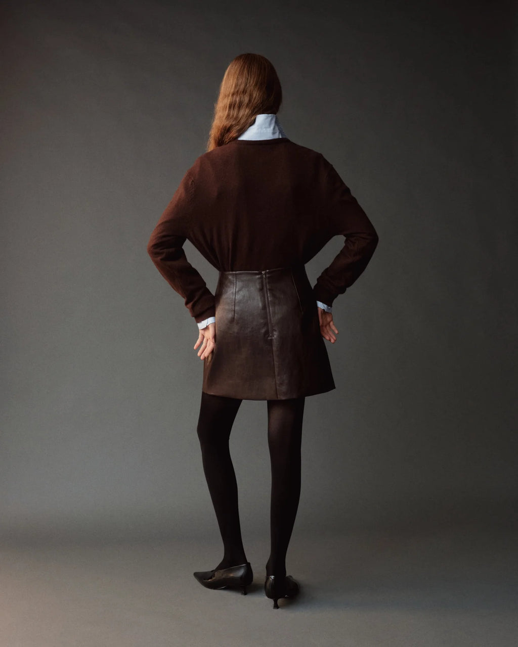 faux leather skirt | multiple colors