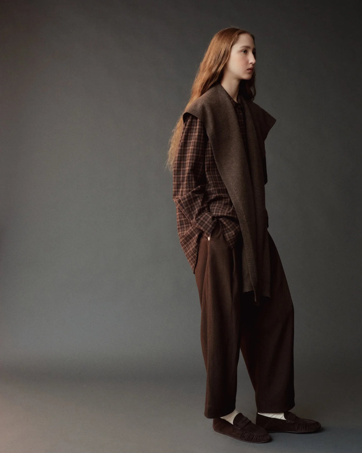wool blend knit shawl | multiple colors