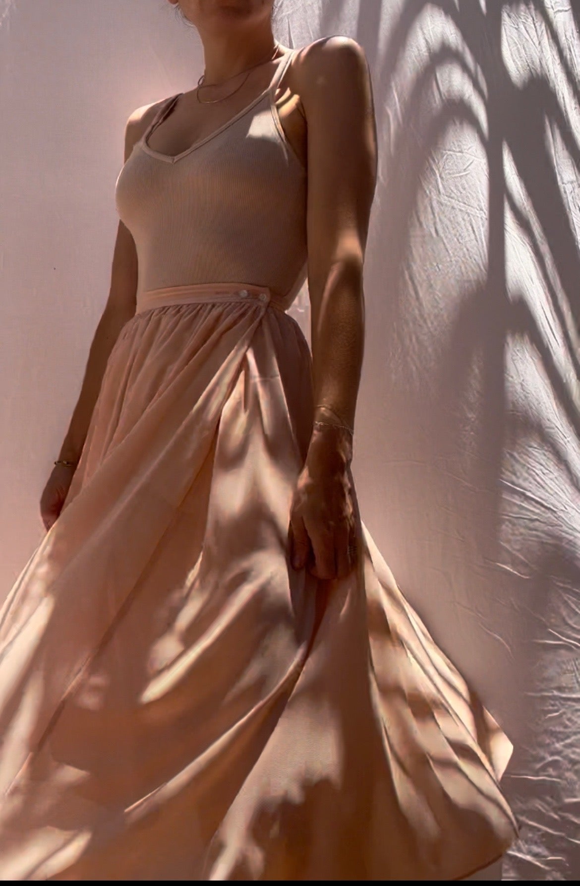 vintage chiffon skirt