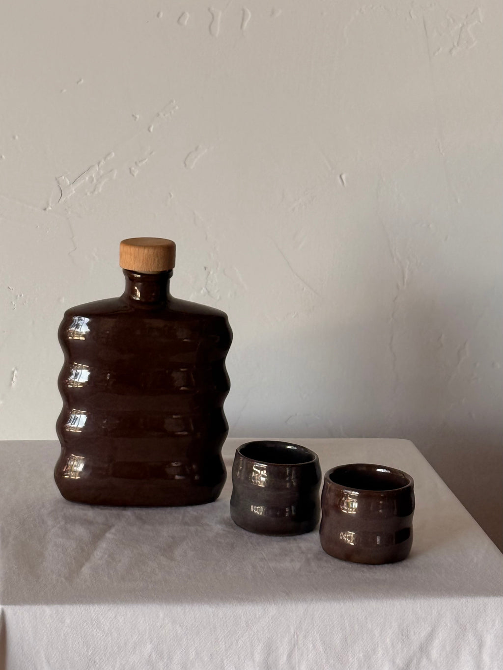 ceramic flask set