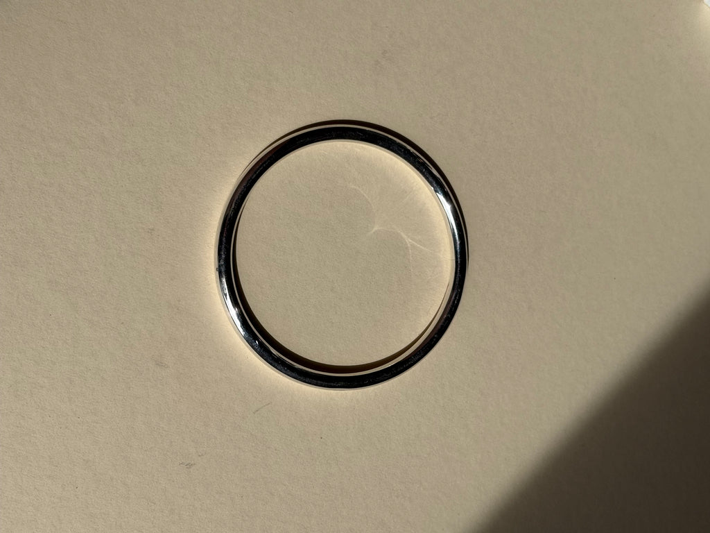 silver bangle bracelet