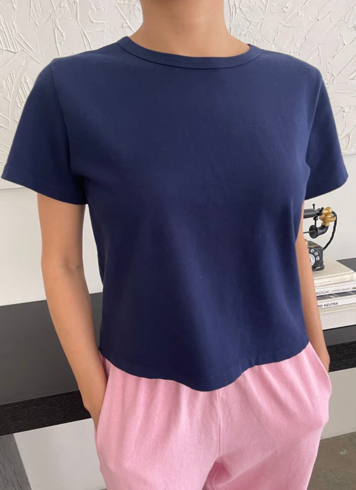 little boy tee | navy