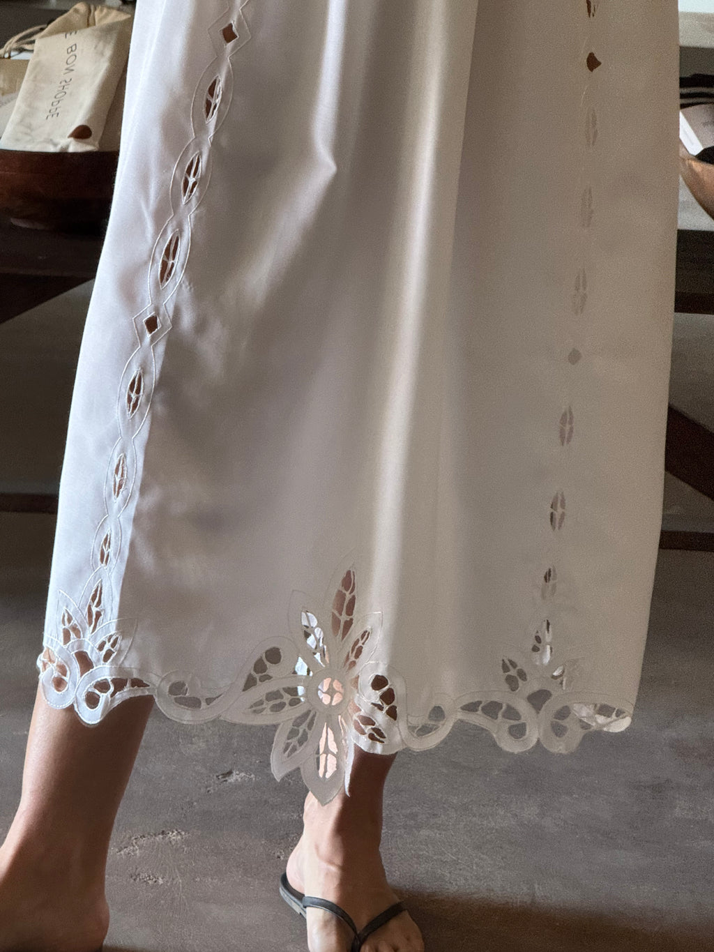 tablecloth skirt | shorter drawstring