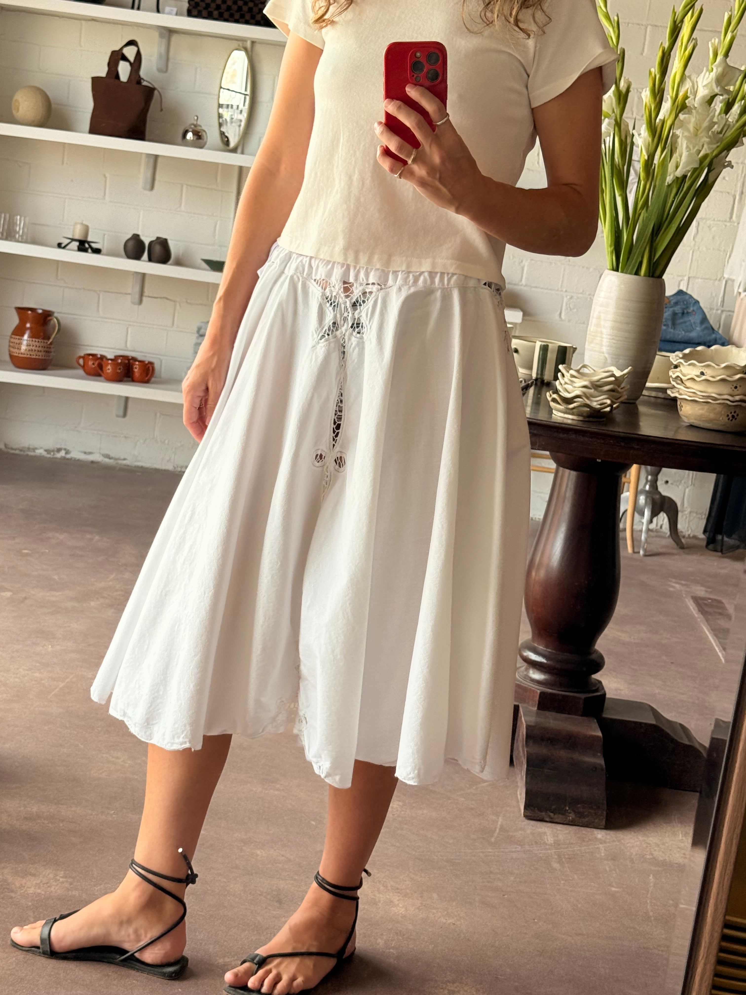 tablecloth skirt | circle
