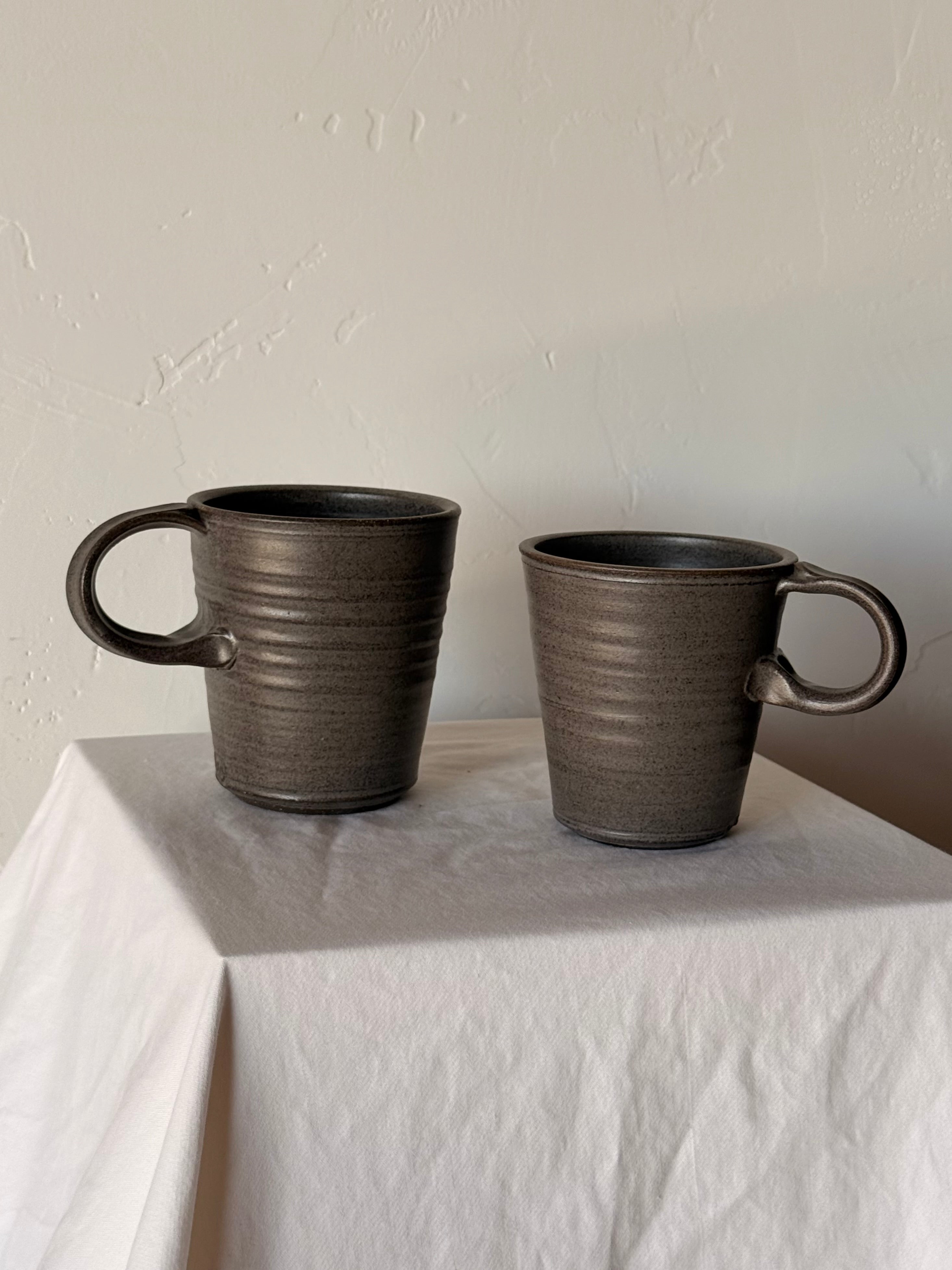 vintage pair of mugs
