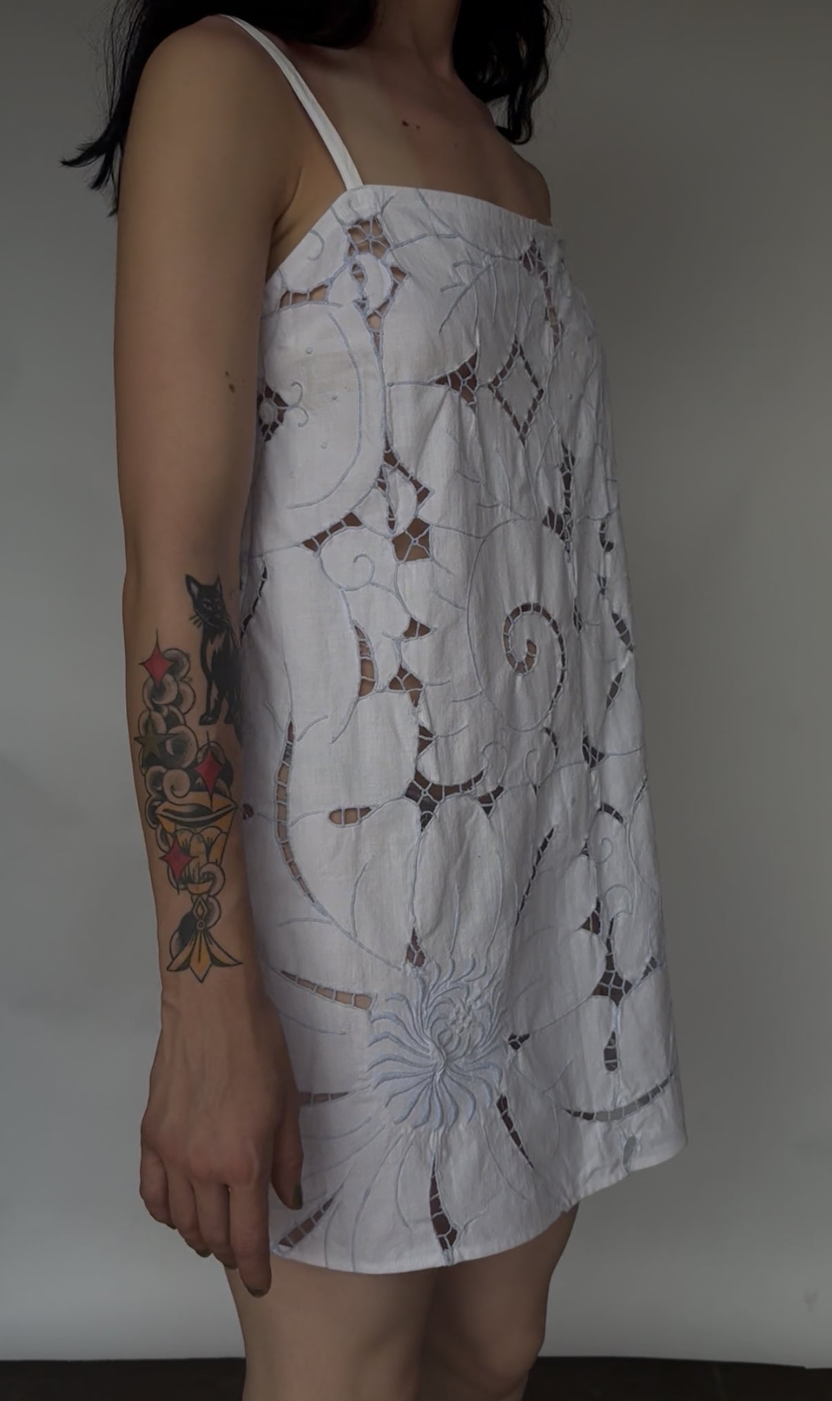 tablecloth dress | swirl