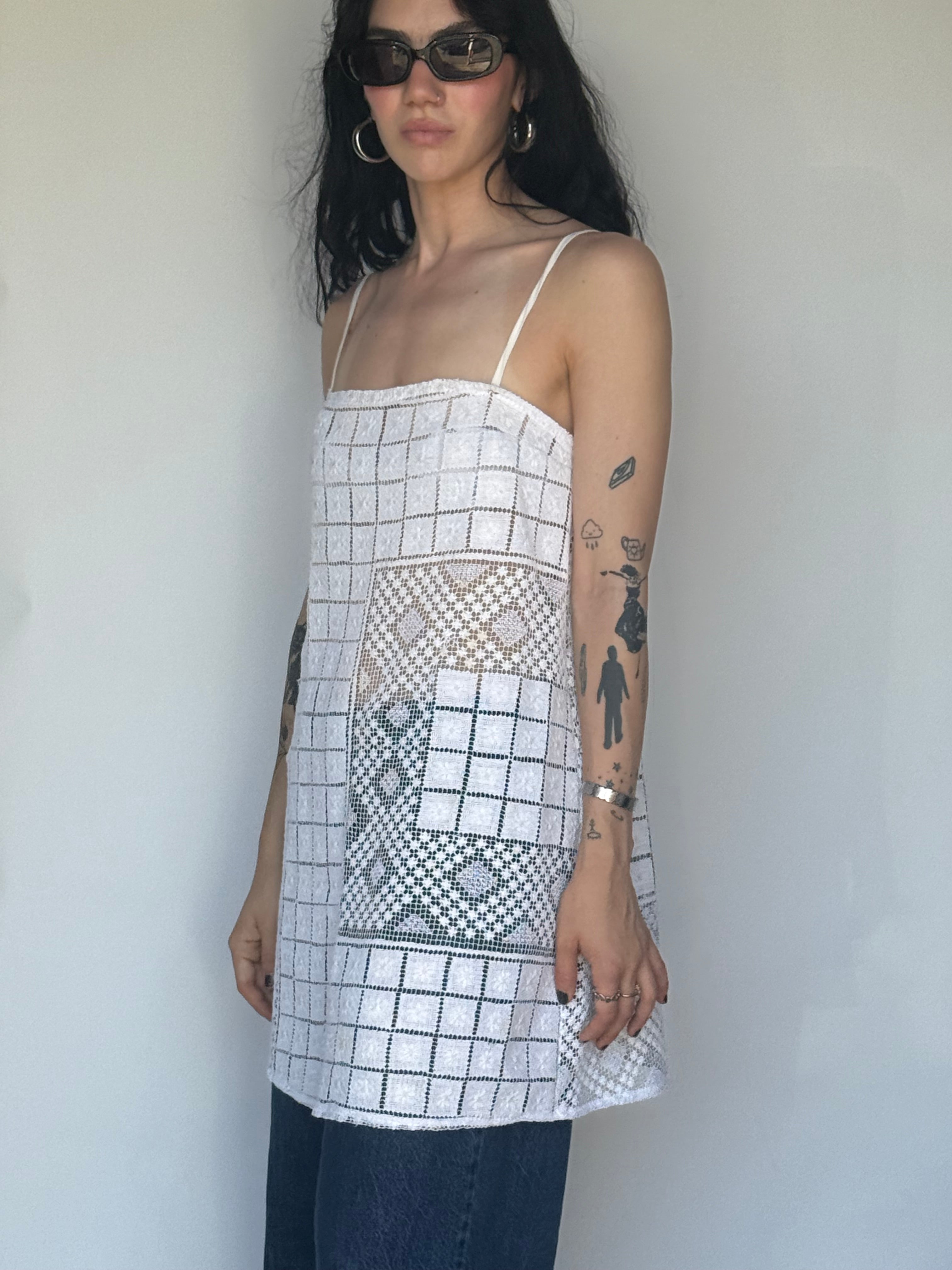 tablecloth dress | crochet