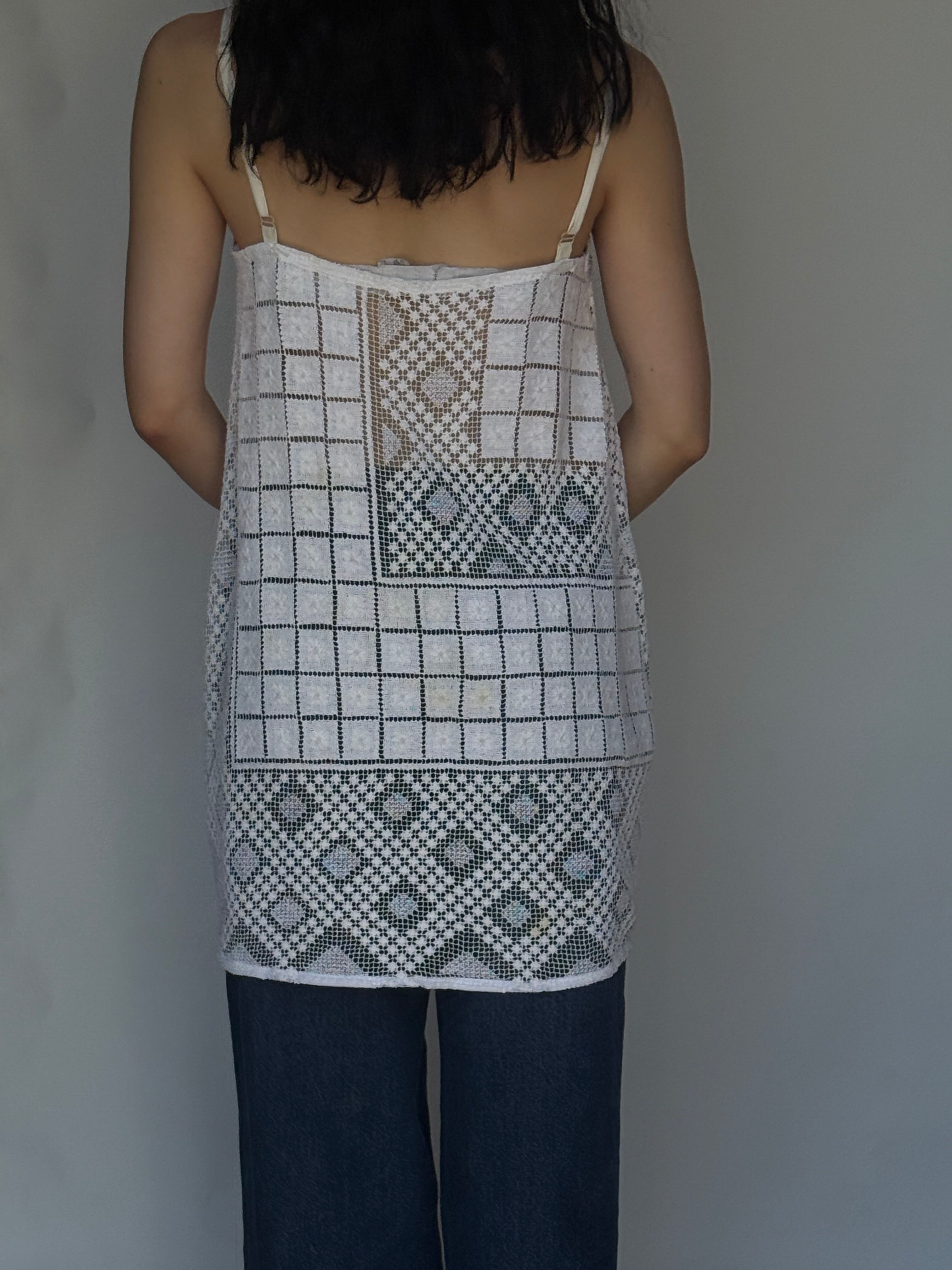 tablecloth dress | crochet