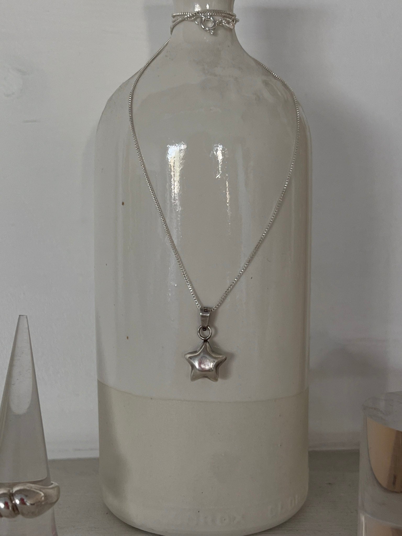 vintage star necklace