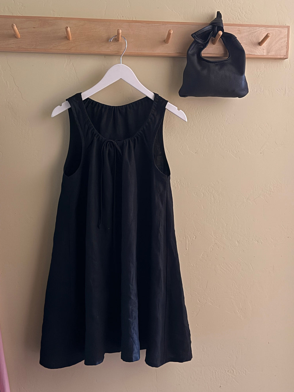 PREORDER | tie neck dress