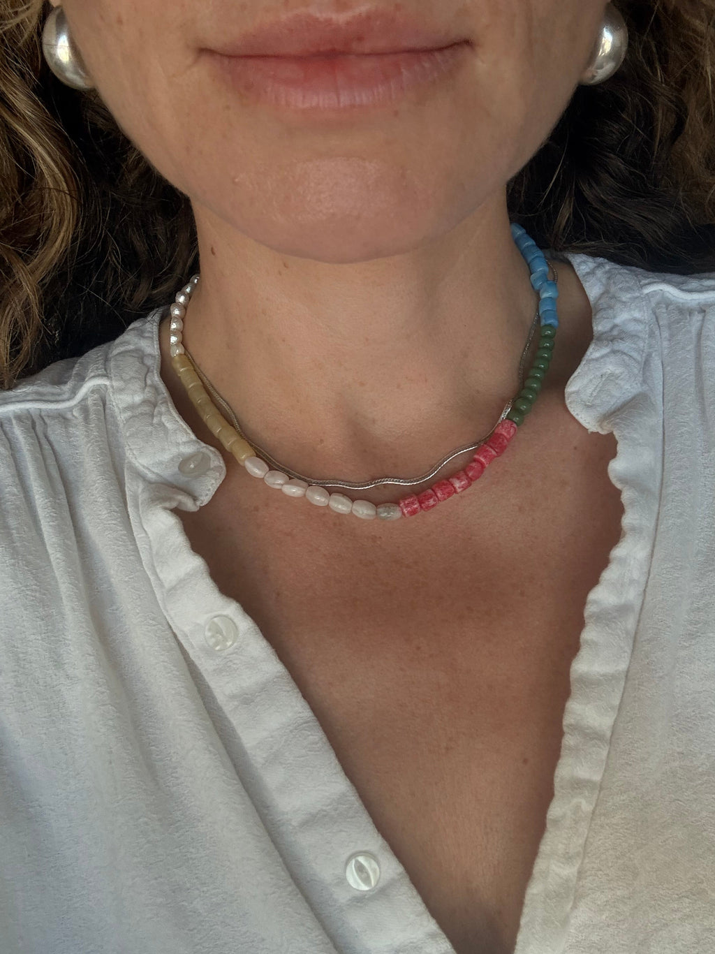 colorblock necklace