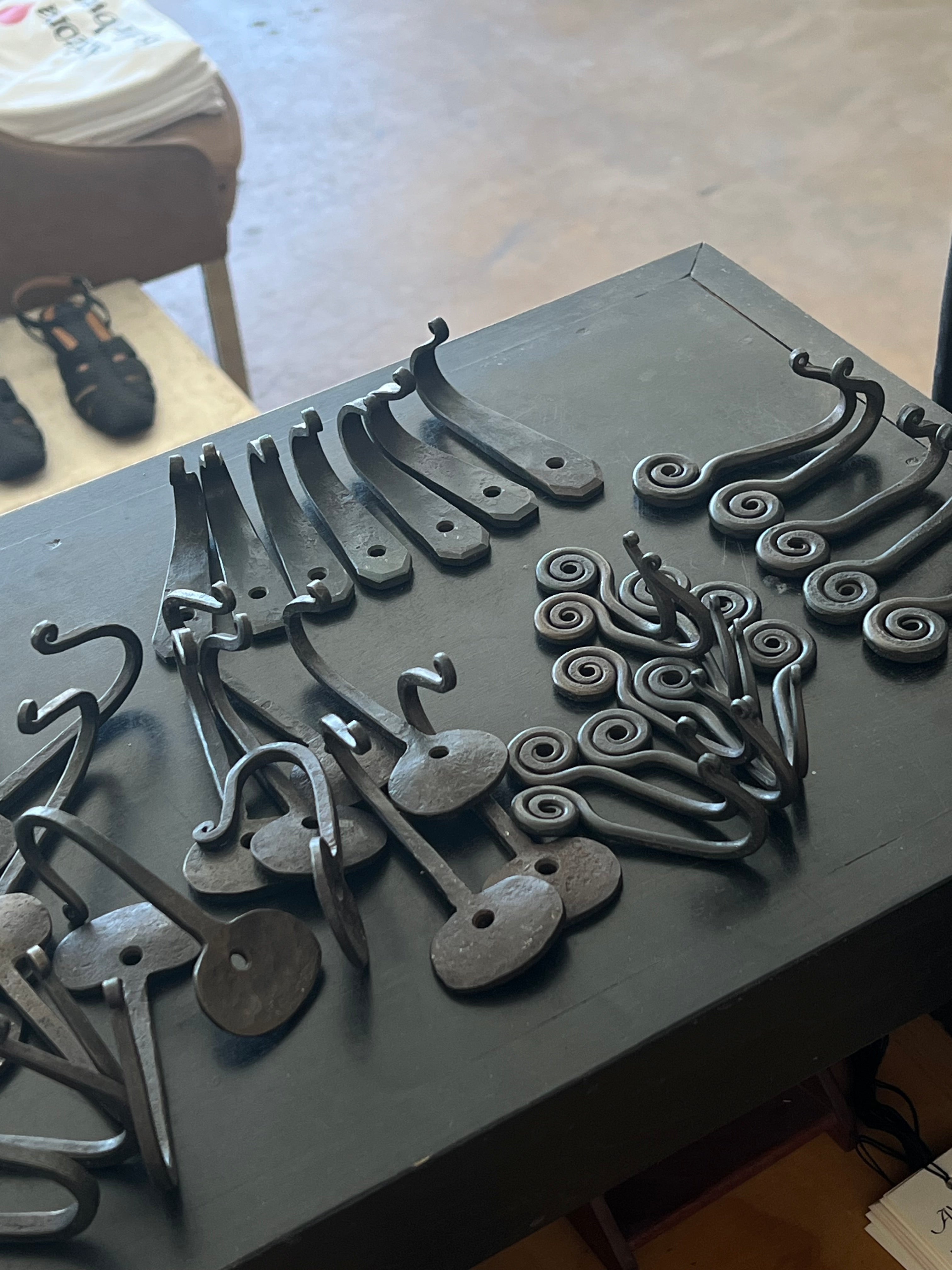 hand forged iron hook