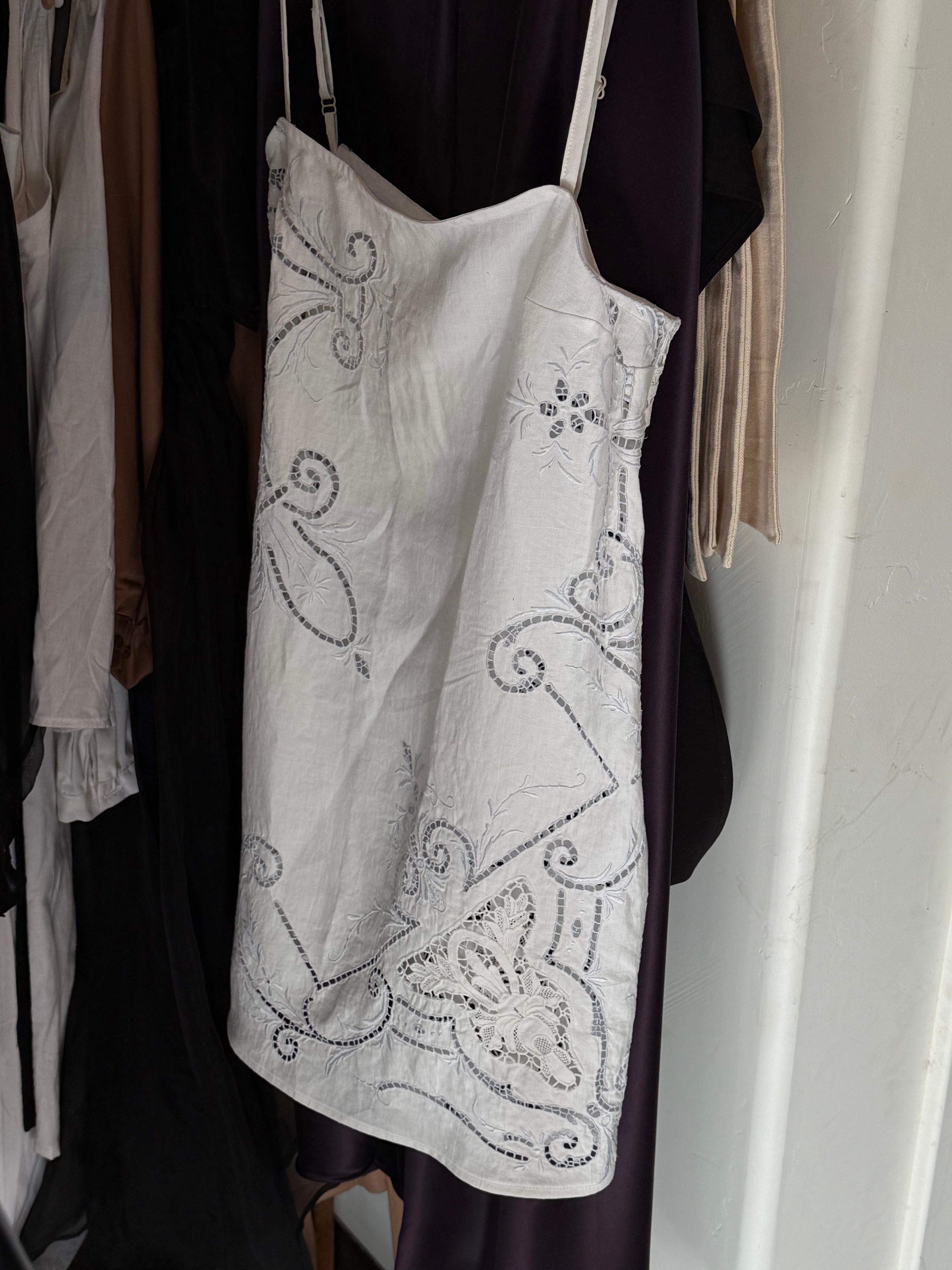 tablecloth dress | linen