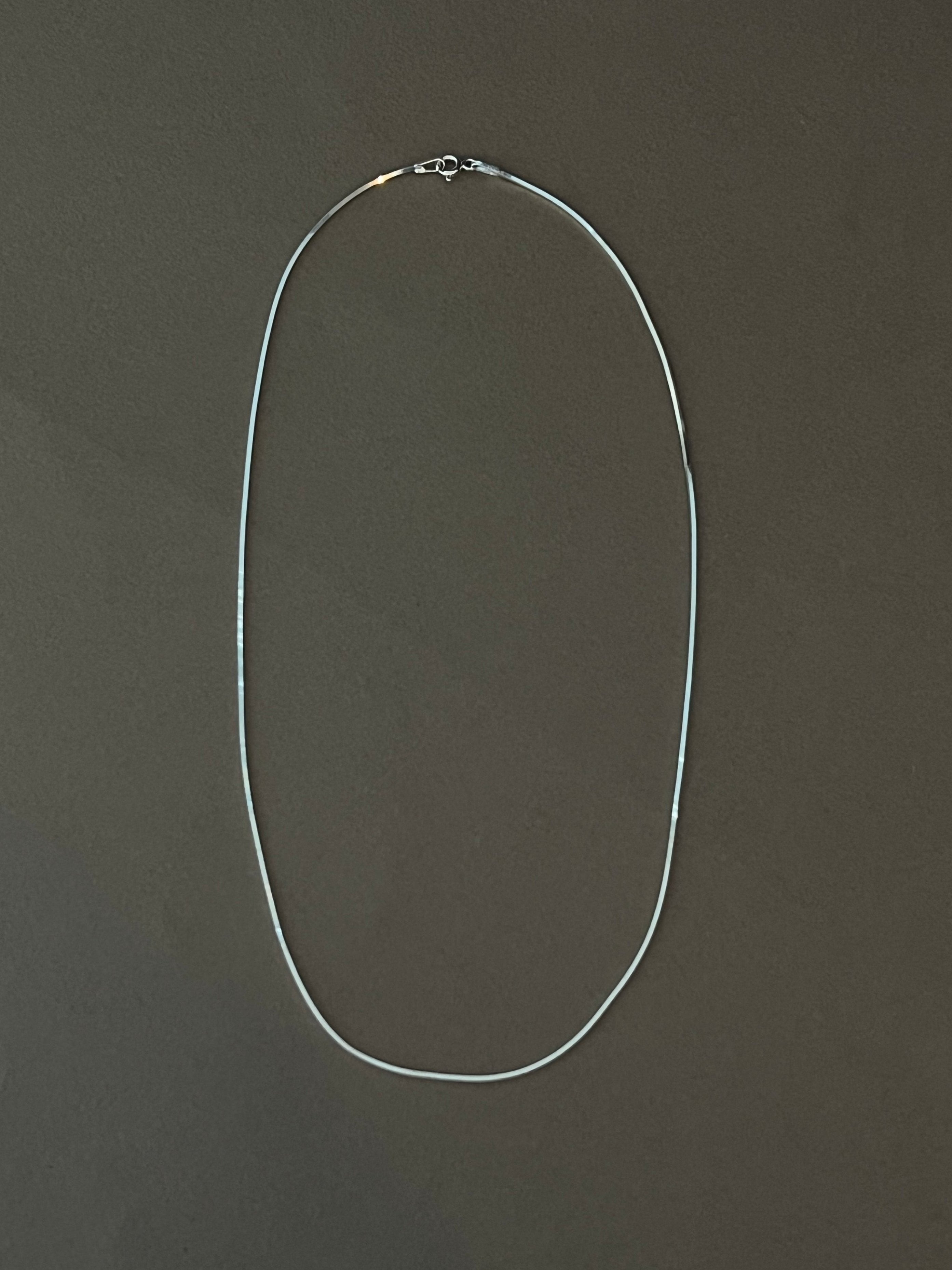 silver snake necklace