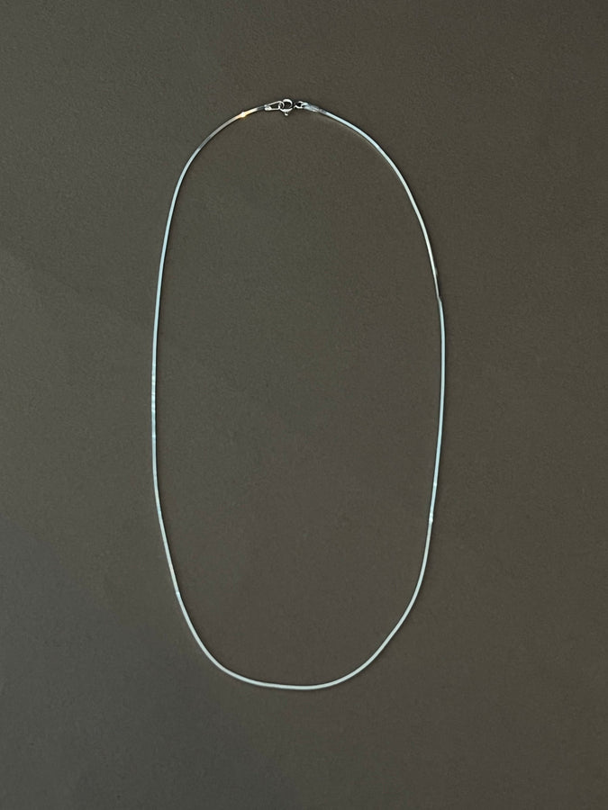 silver snake necklace