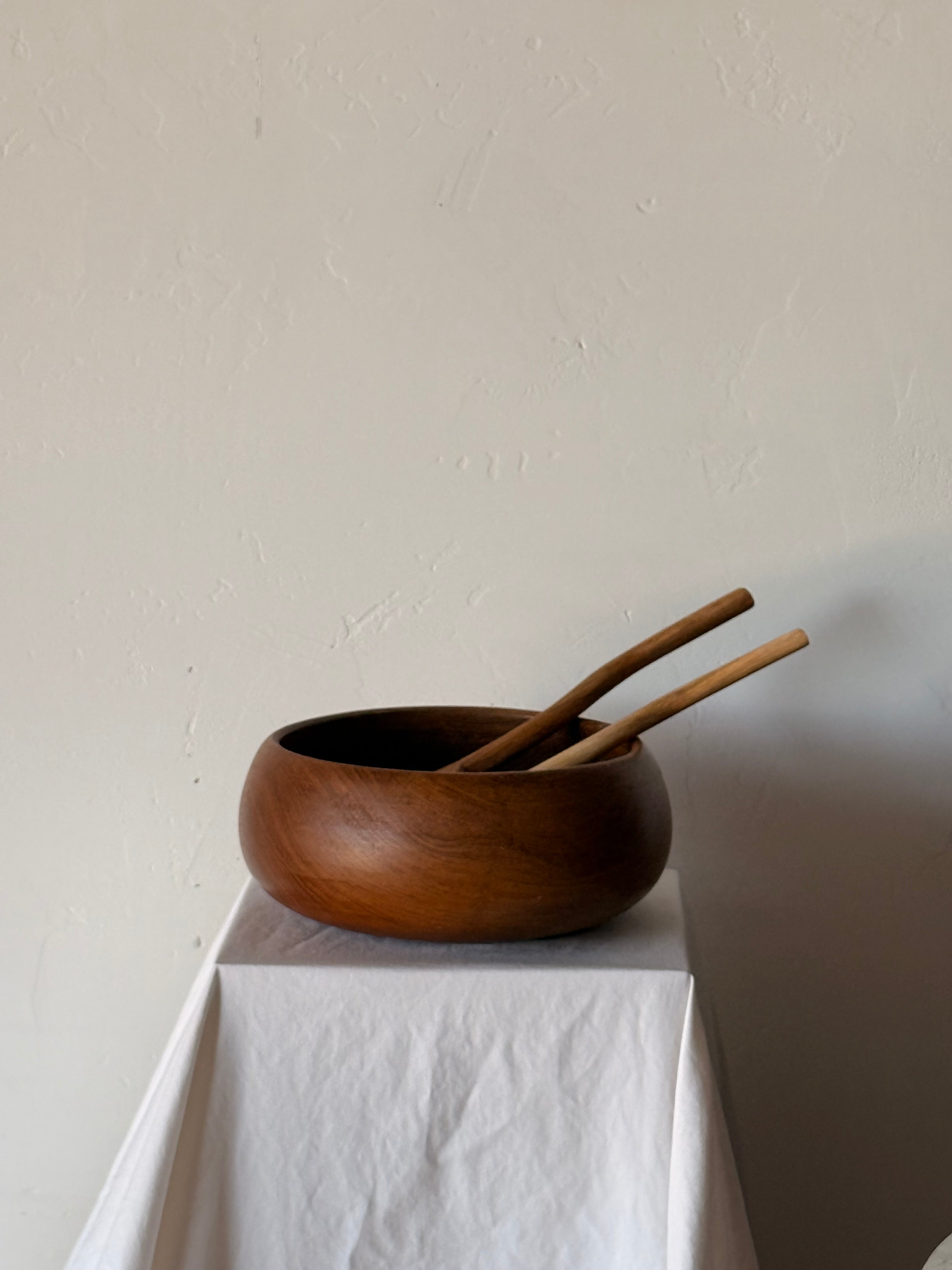 teak bowl