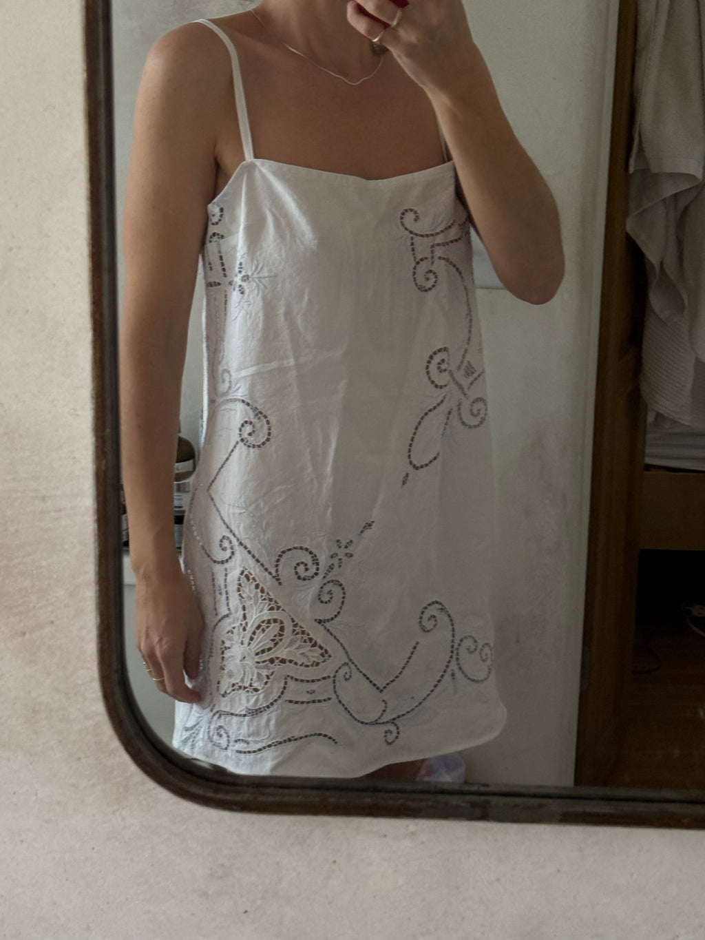 tablecloth dress | linen