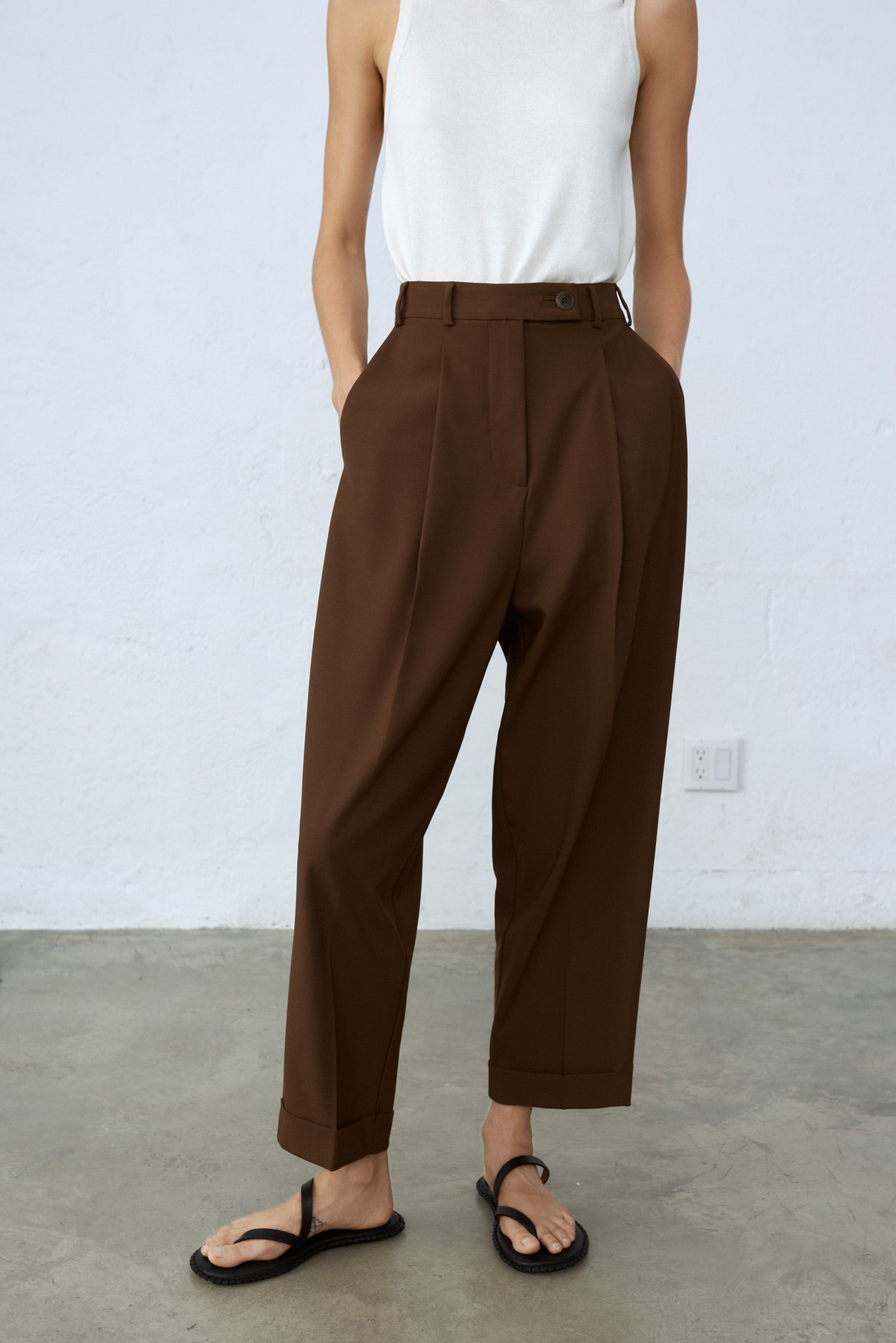tailoring masculine pants | aztec