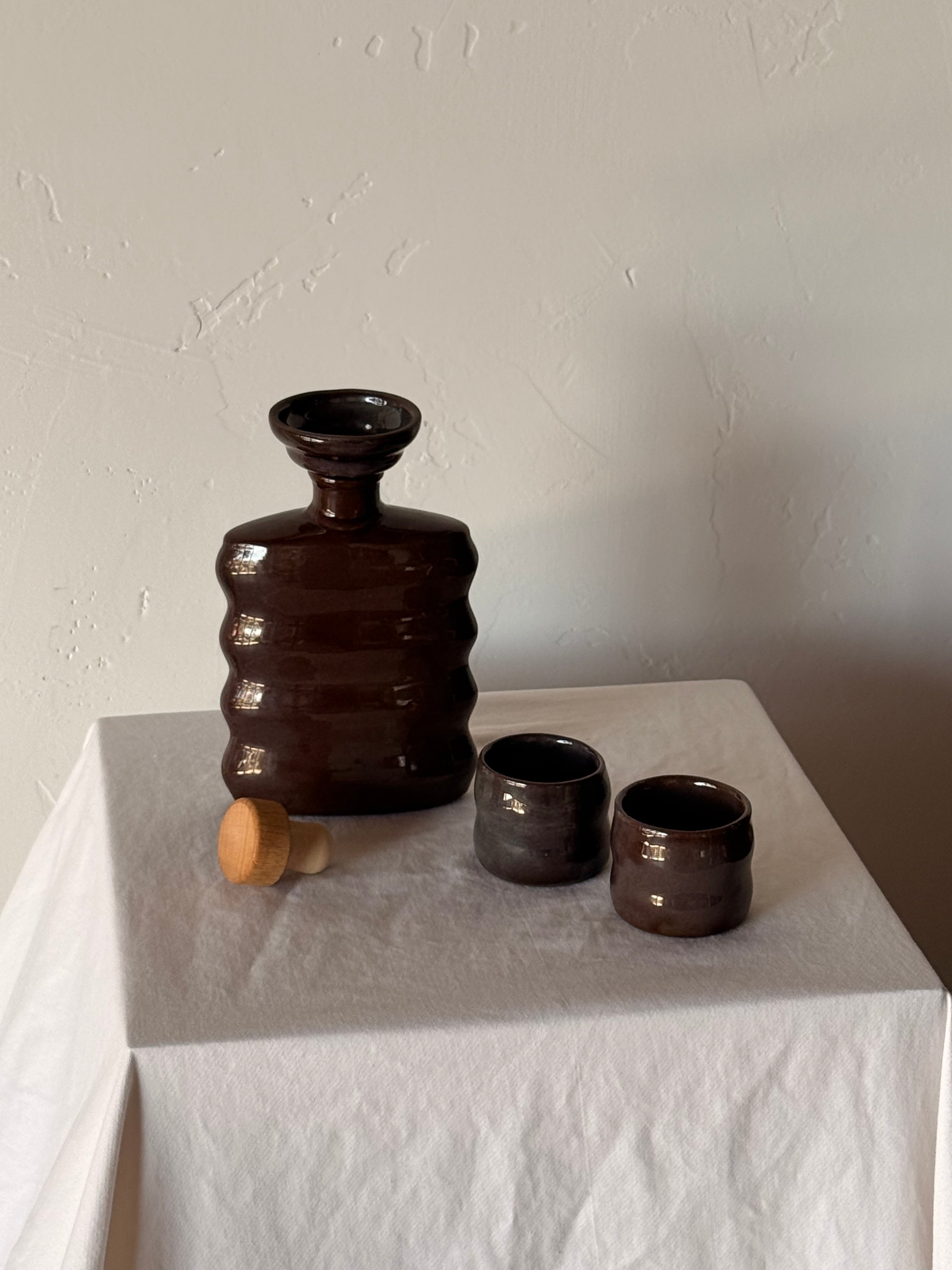 ceramic flask set
