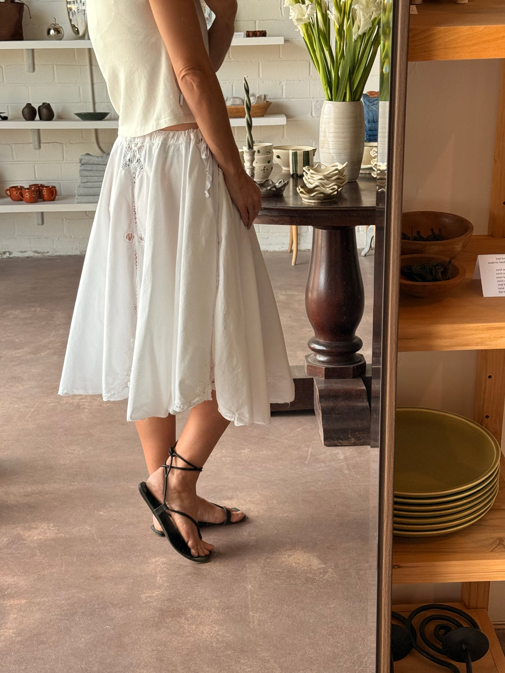 tablecloth skirt | circle