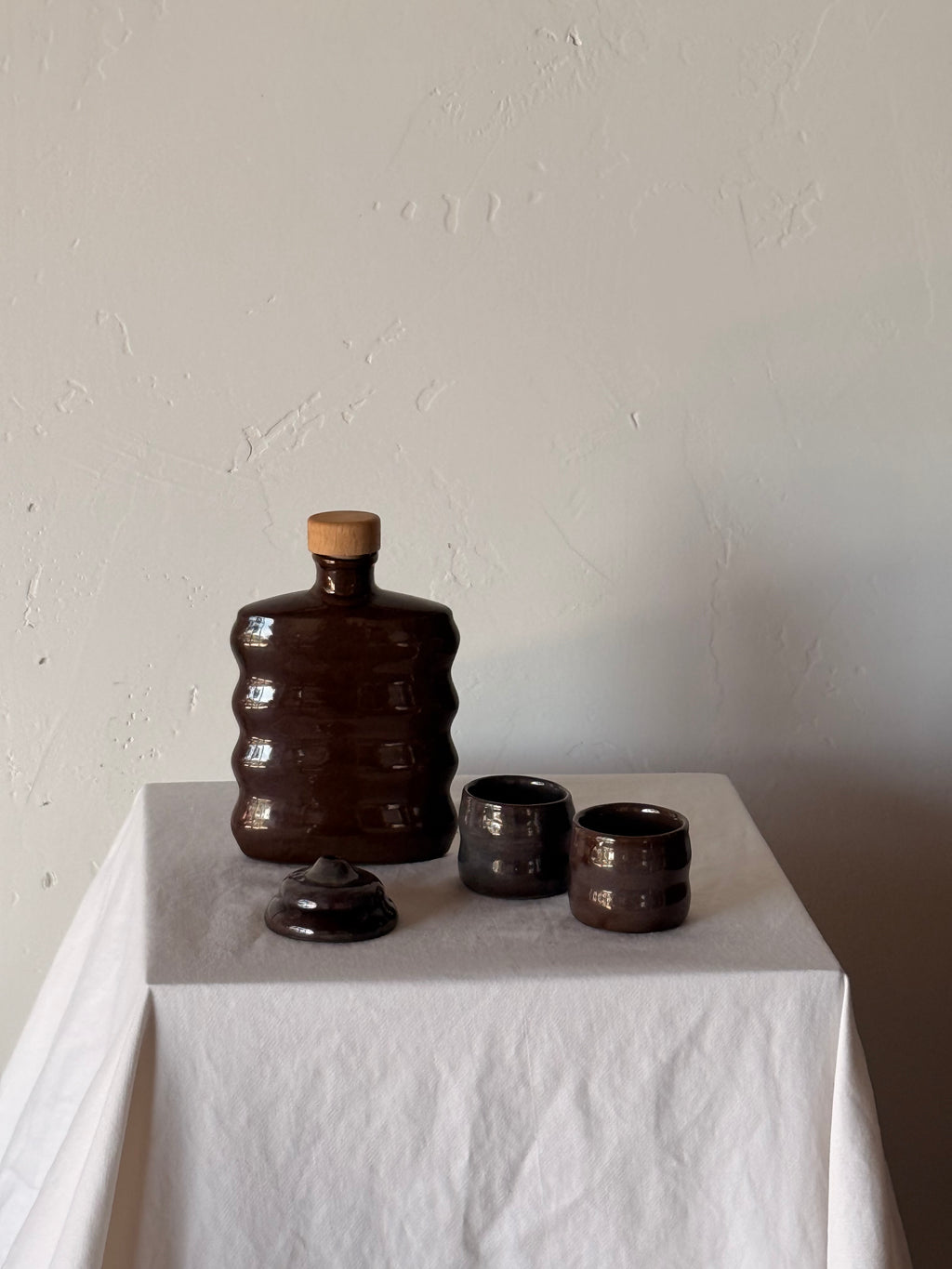 ceramic flask set