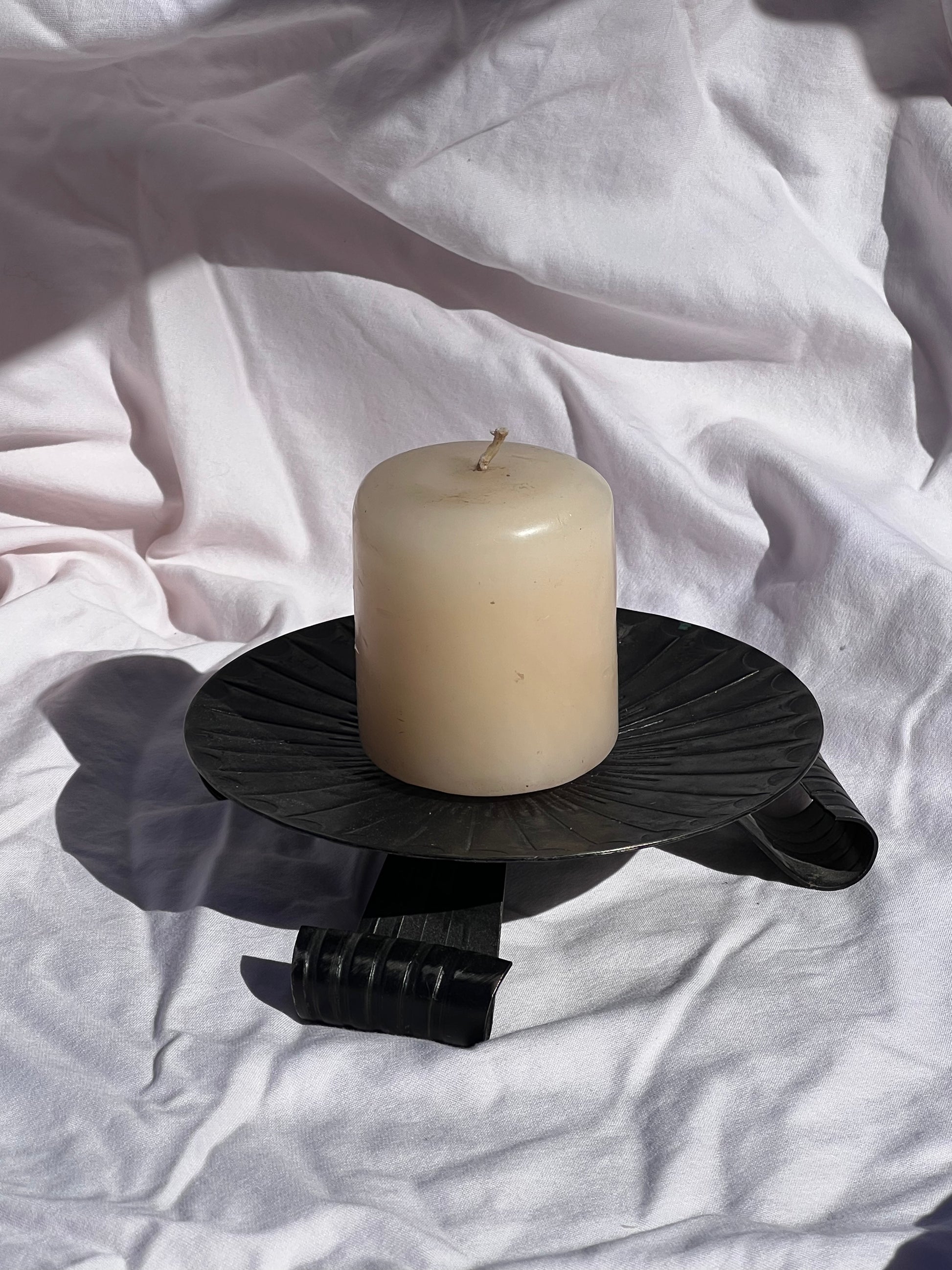iron candle holder