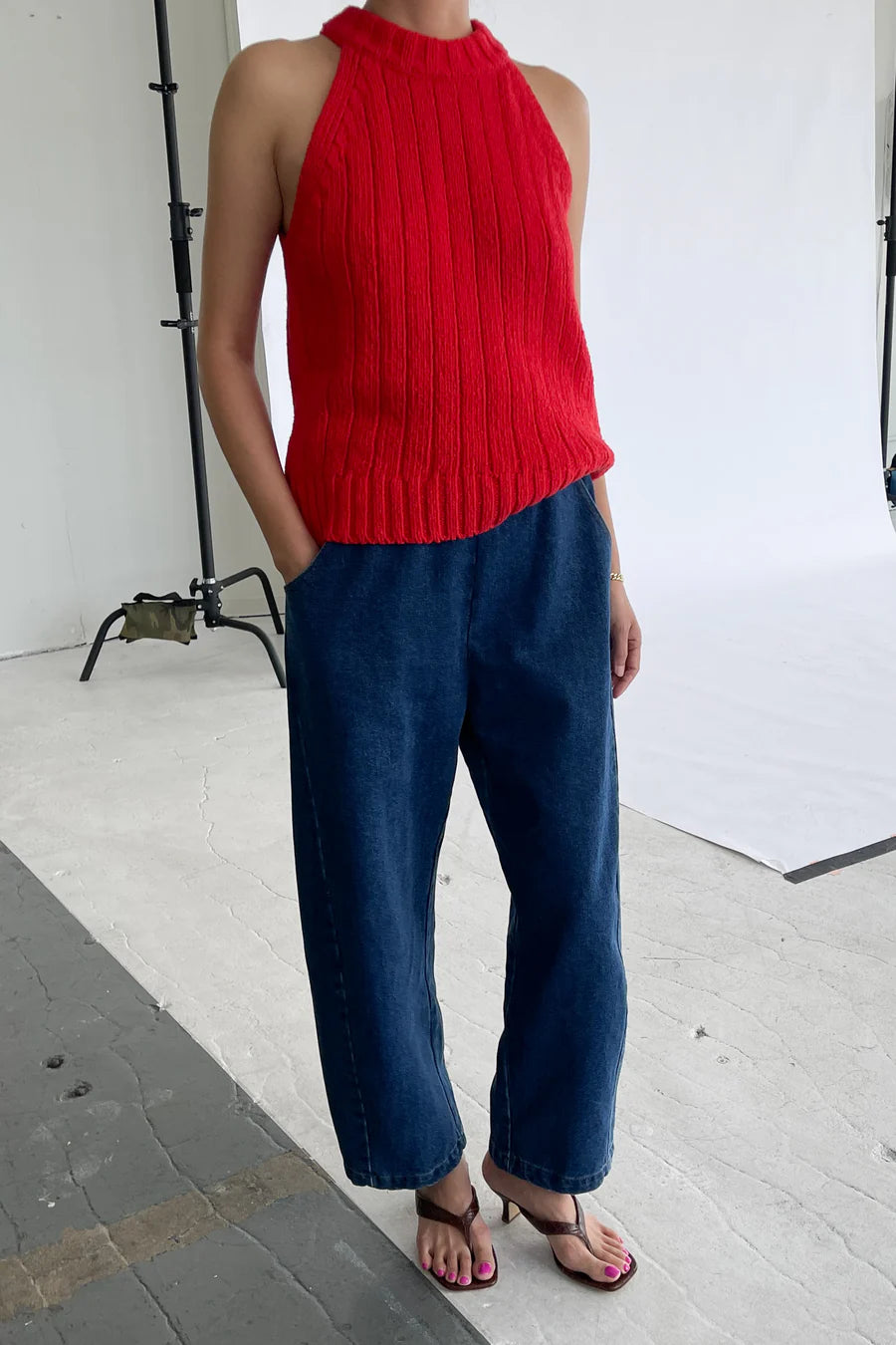 claire tank | chili pepper