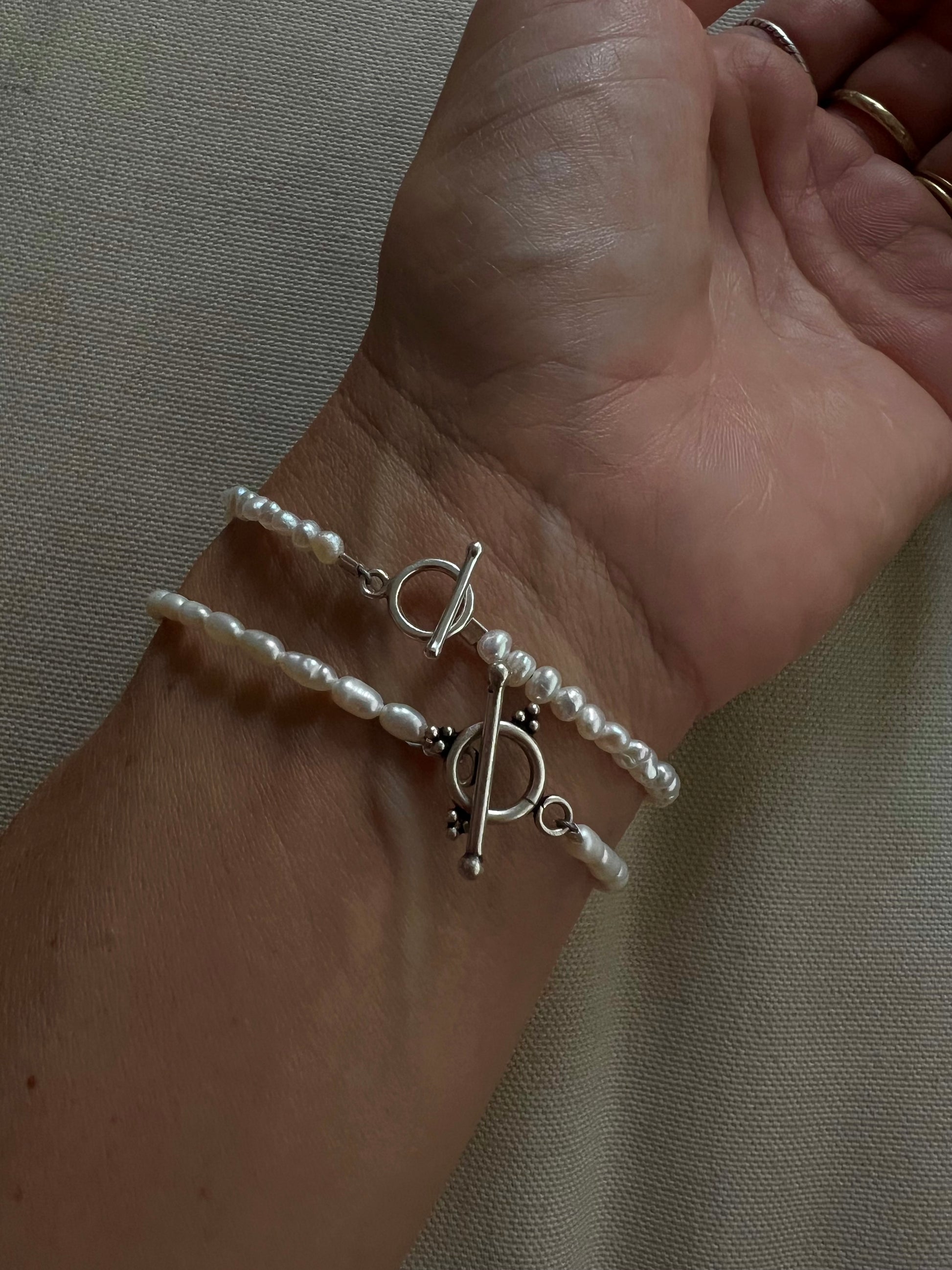 pearl bracelets
