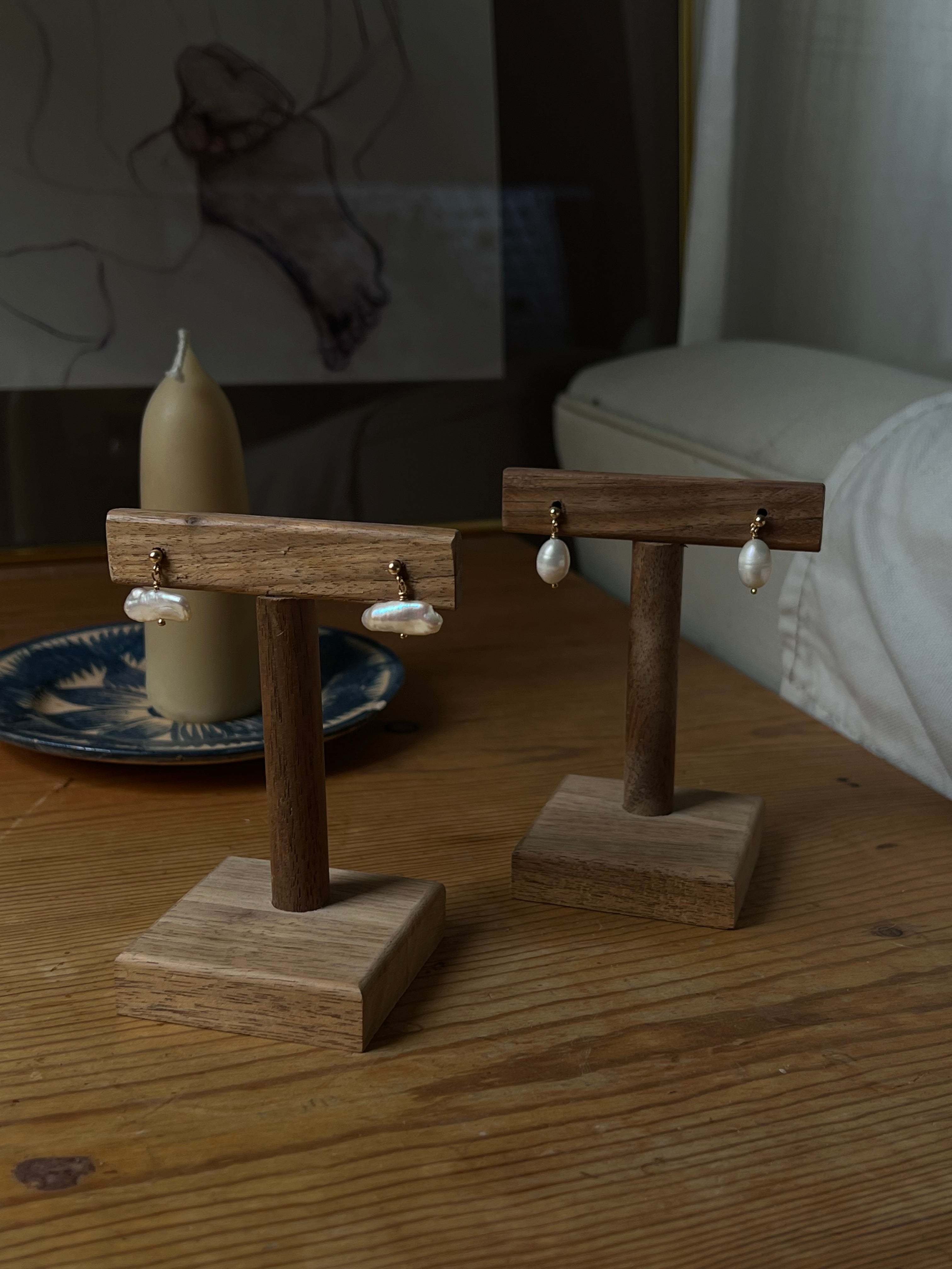 pearl drop earrings | multiple styles