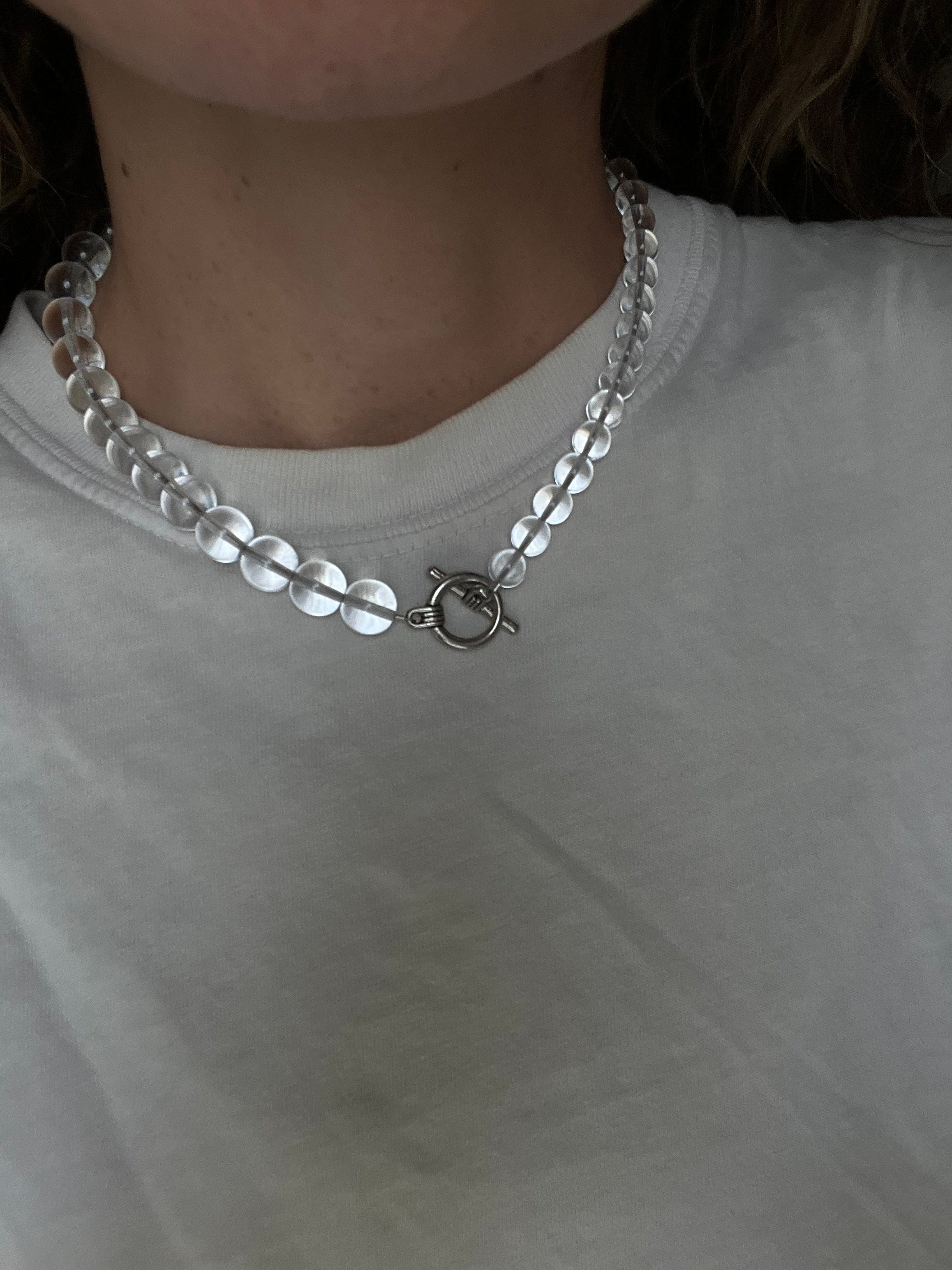 gemini necklace | clear