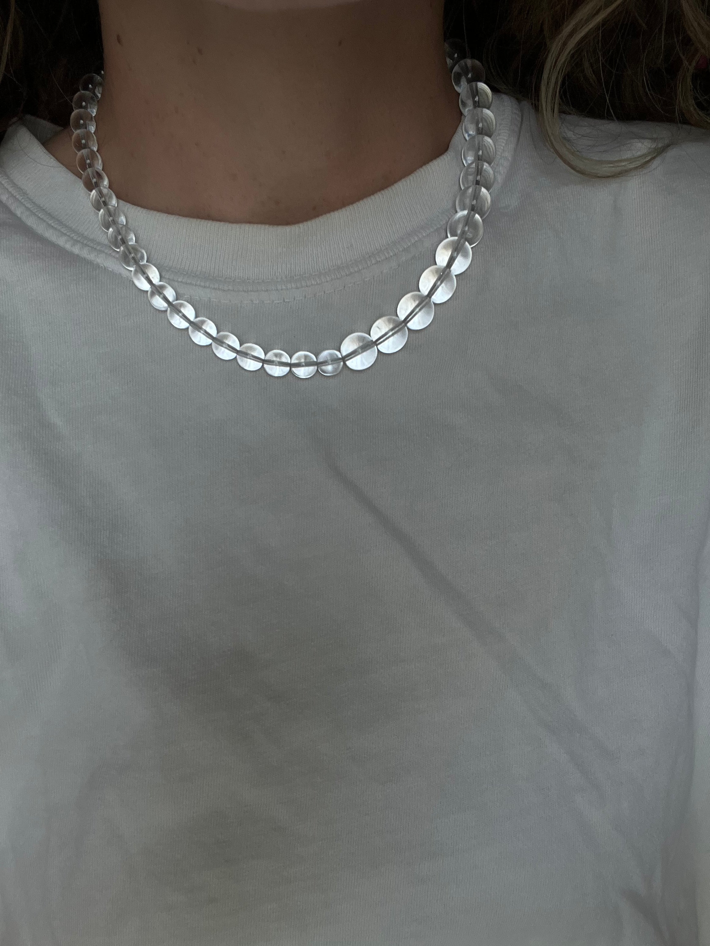 gemini necklace | clear