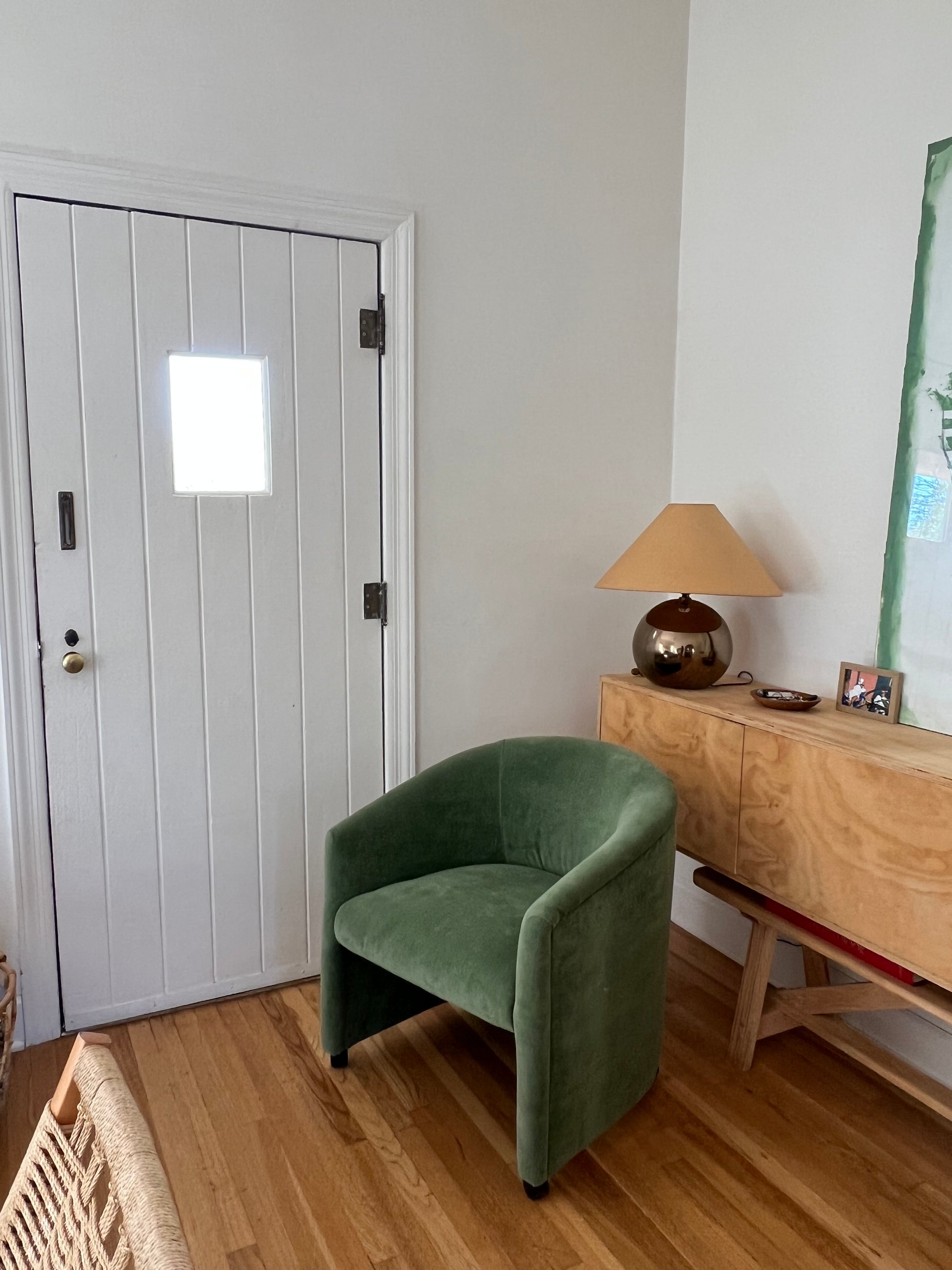 vintage green chair