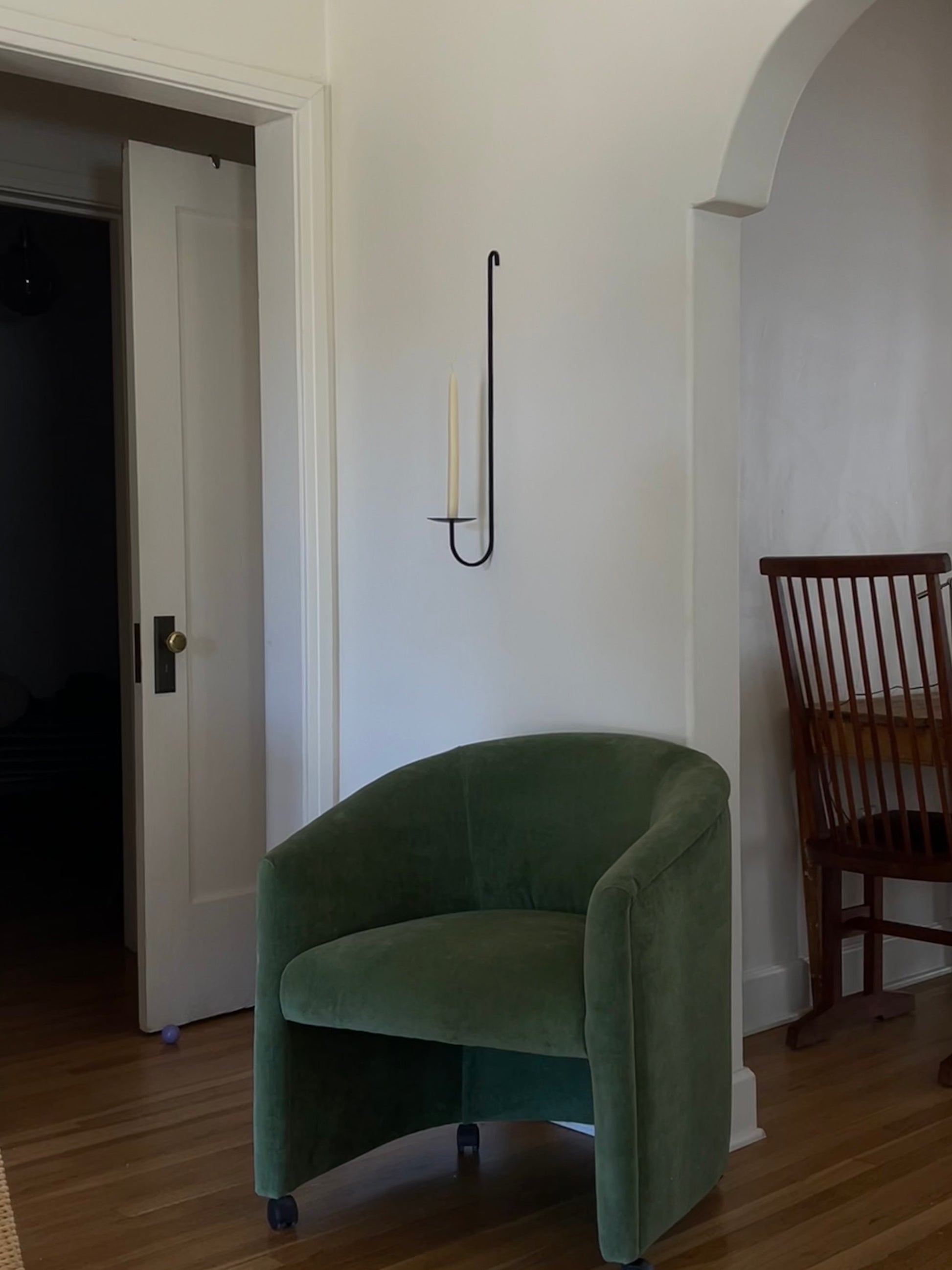 vintage green chair
