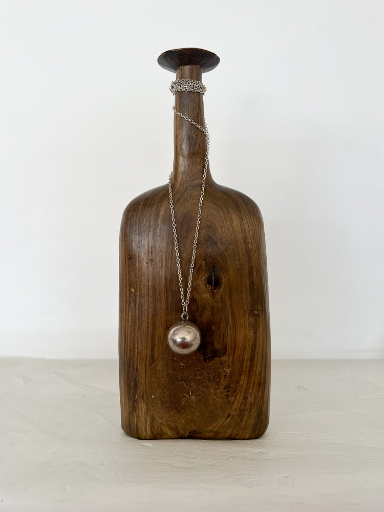 vintage ball necklace